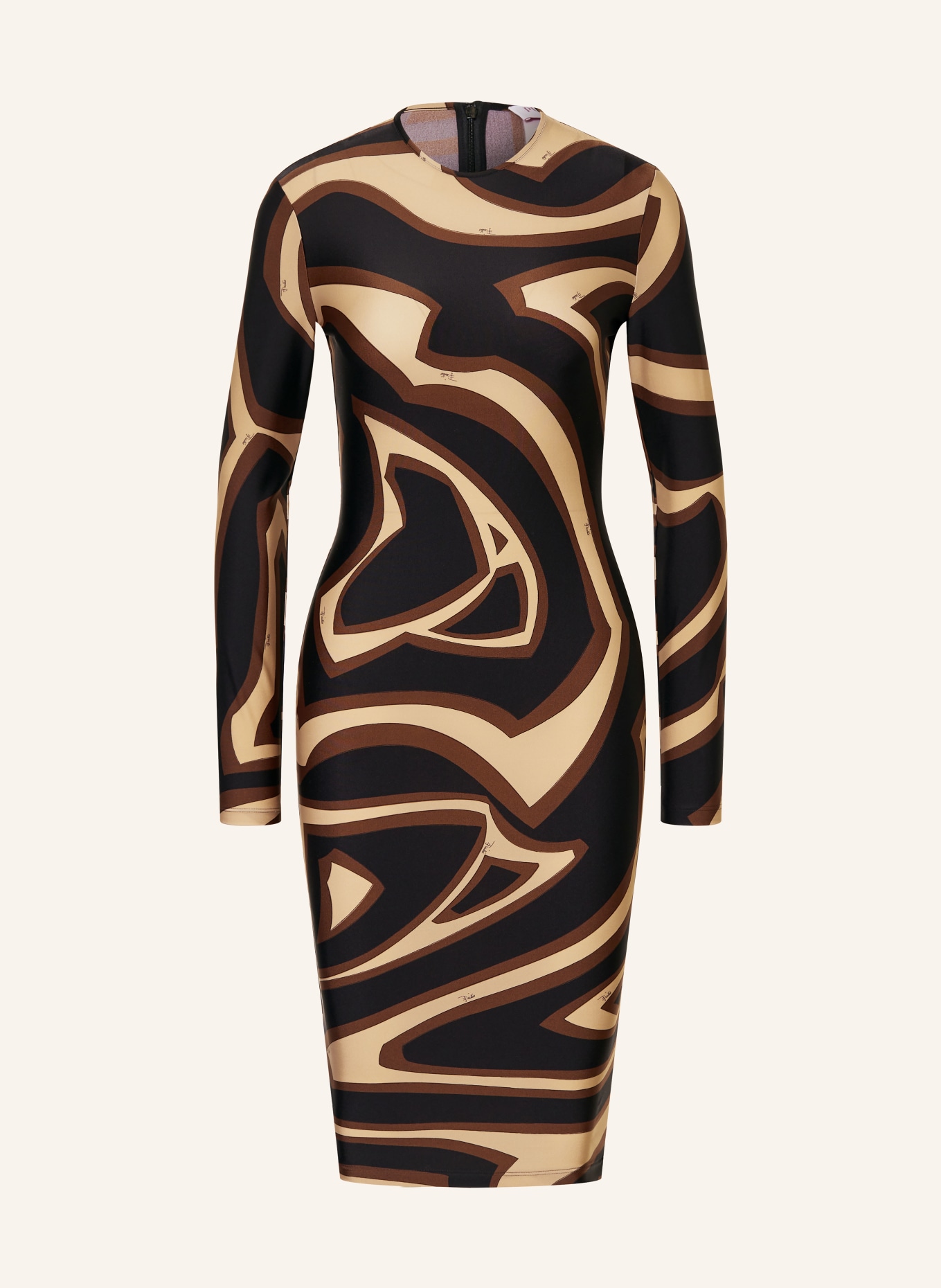 PUCCI Etuikleid: BRAUN / BEIGE / SCHWARZ