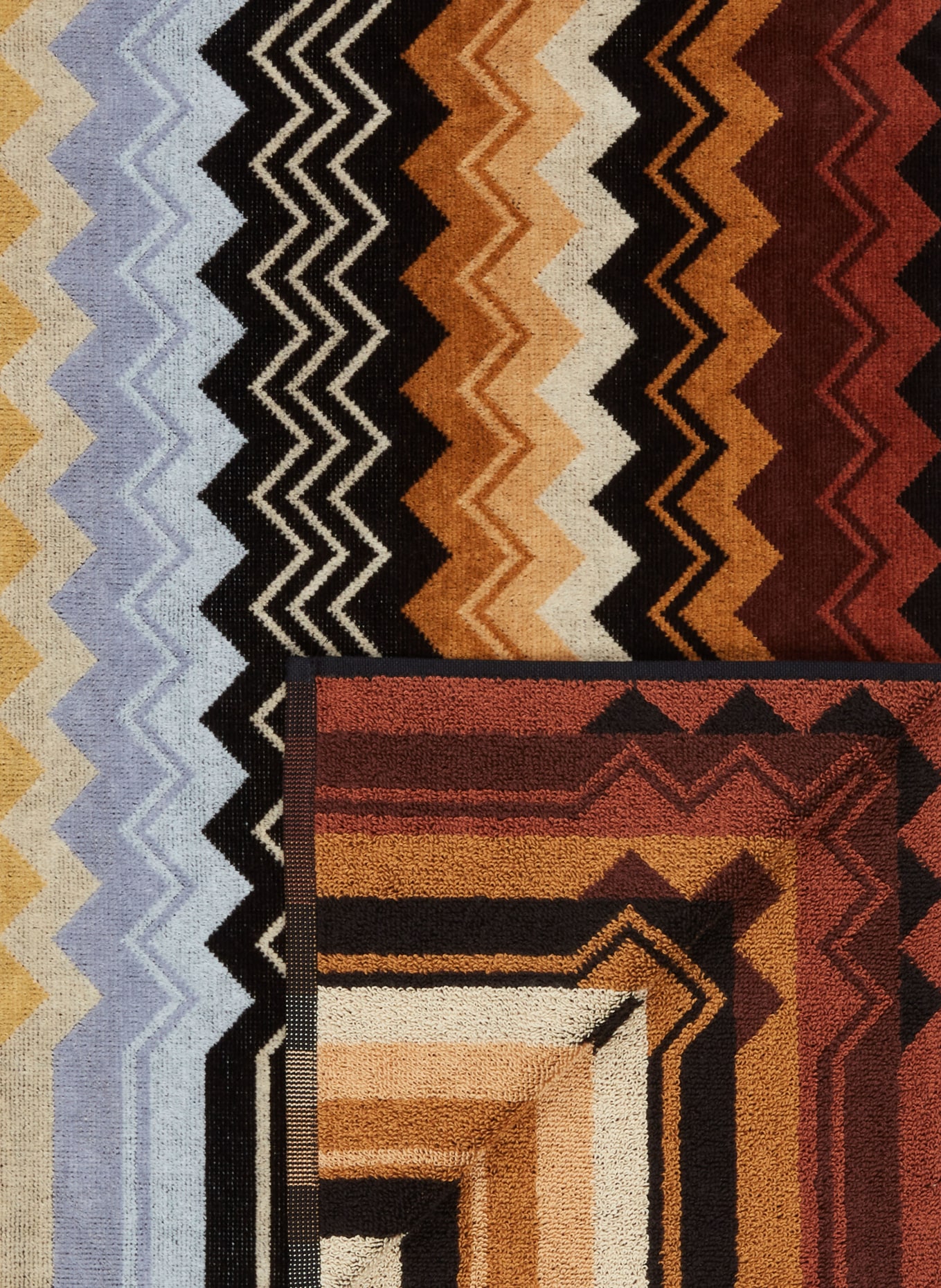 MISSONI Home ręcznik: BEŻOWY / BRĄZOWY / CZARNY