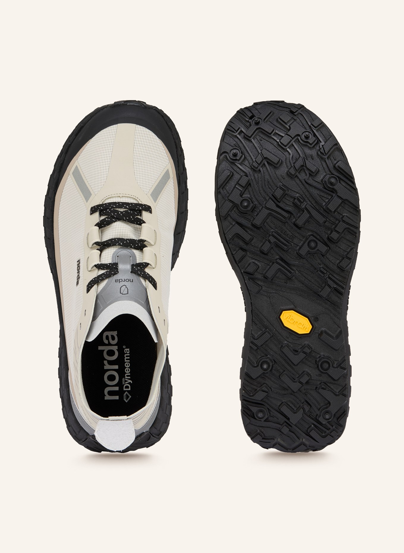 norda Trailrunning-Schuhe 001A: TAUPE / GRAU / SCHWARZ