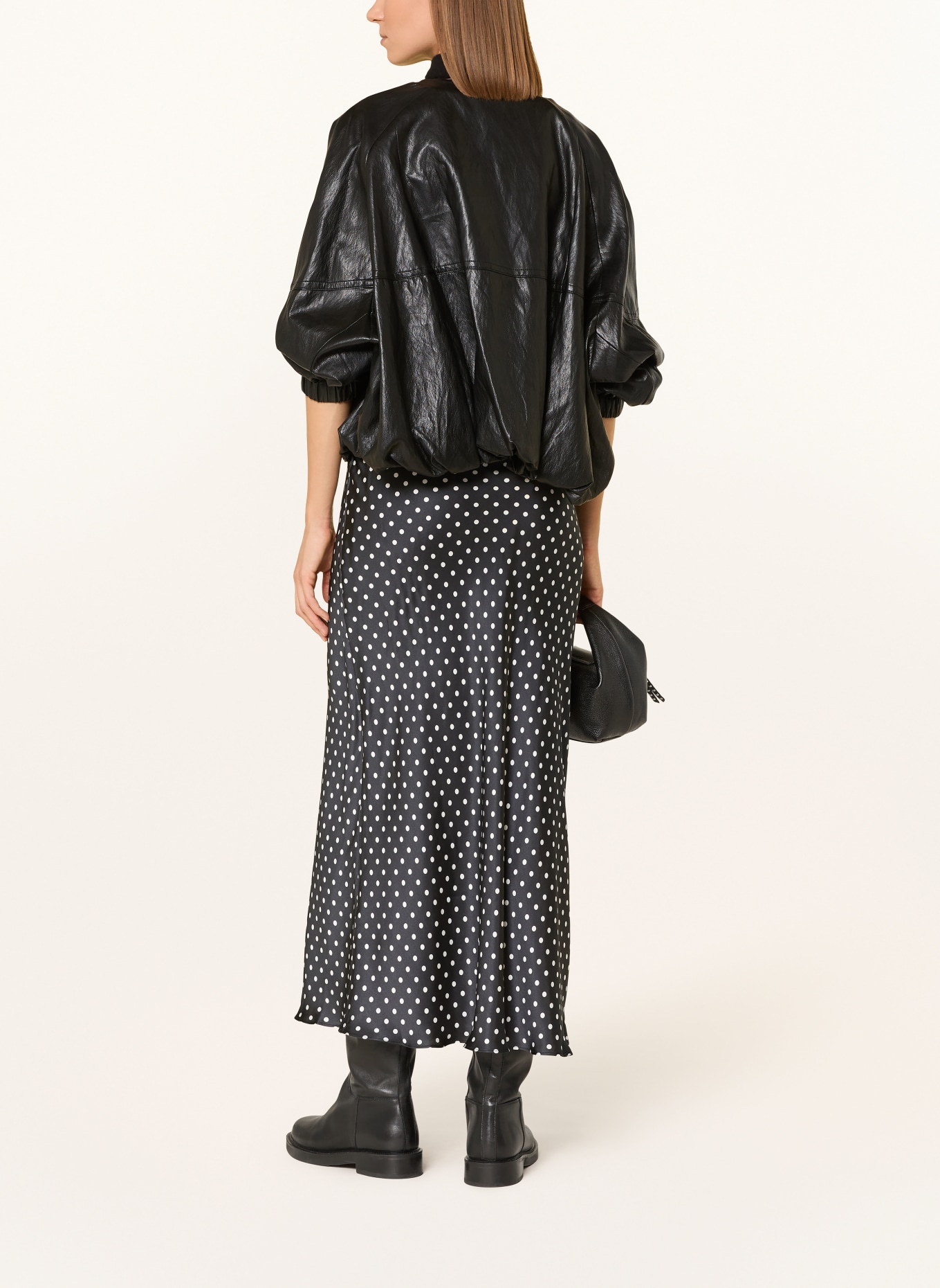 darling harbour Satinrock: black / offwhite