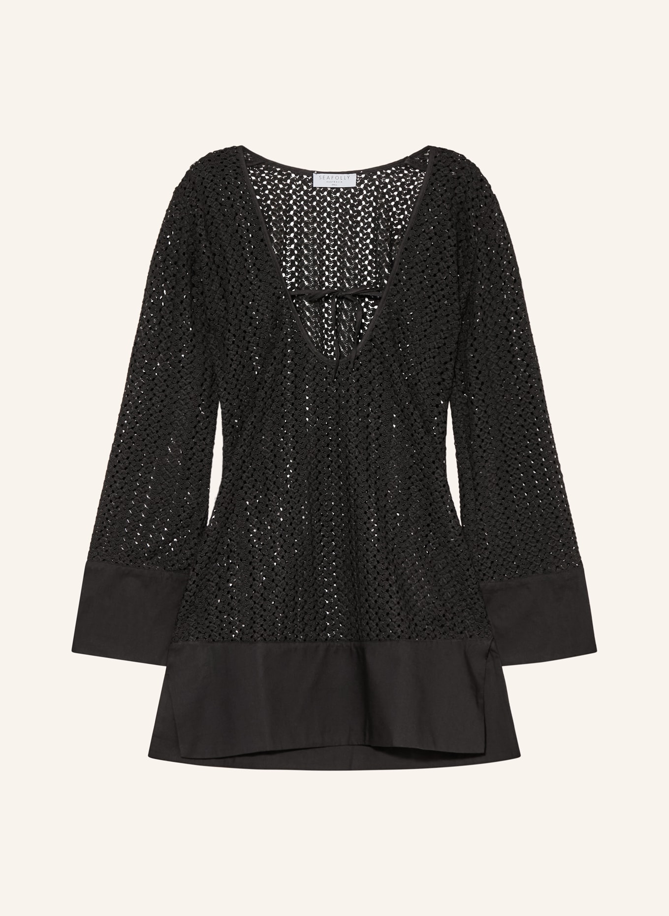 SEAFOLLY Strandkleid: SCHWARZ