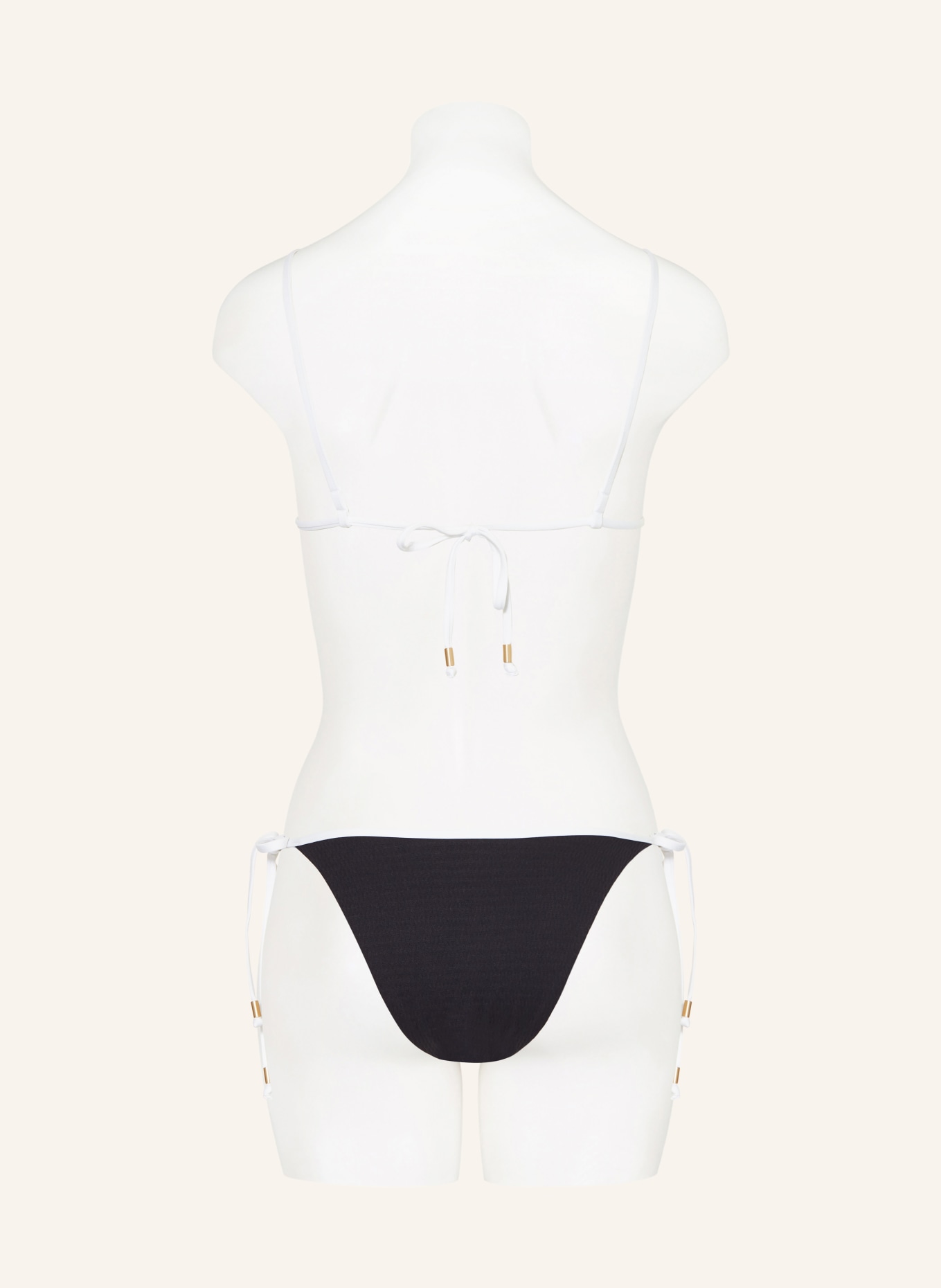 SEAFOLLY Triangel-Bikini-Top BEACH BOUND: SCHWARZ / WEISS