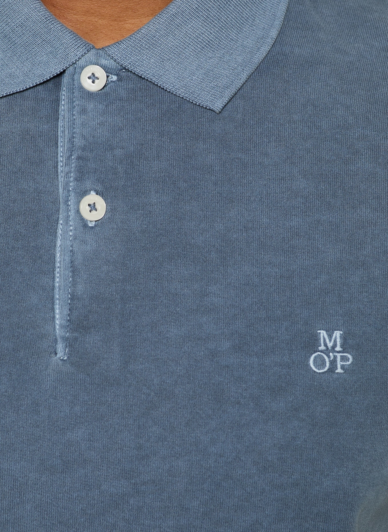 Marc O'Polo Jersey-Poloshirt: BLAUGRAU