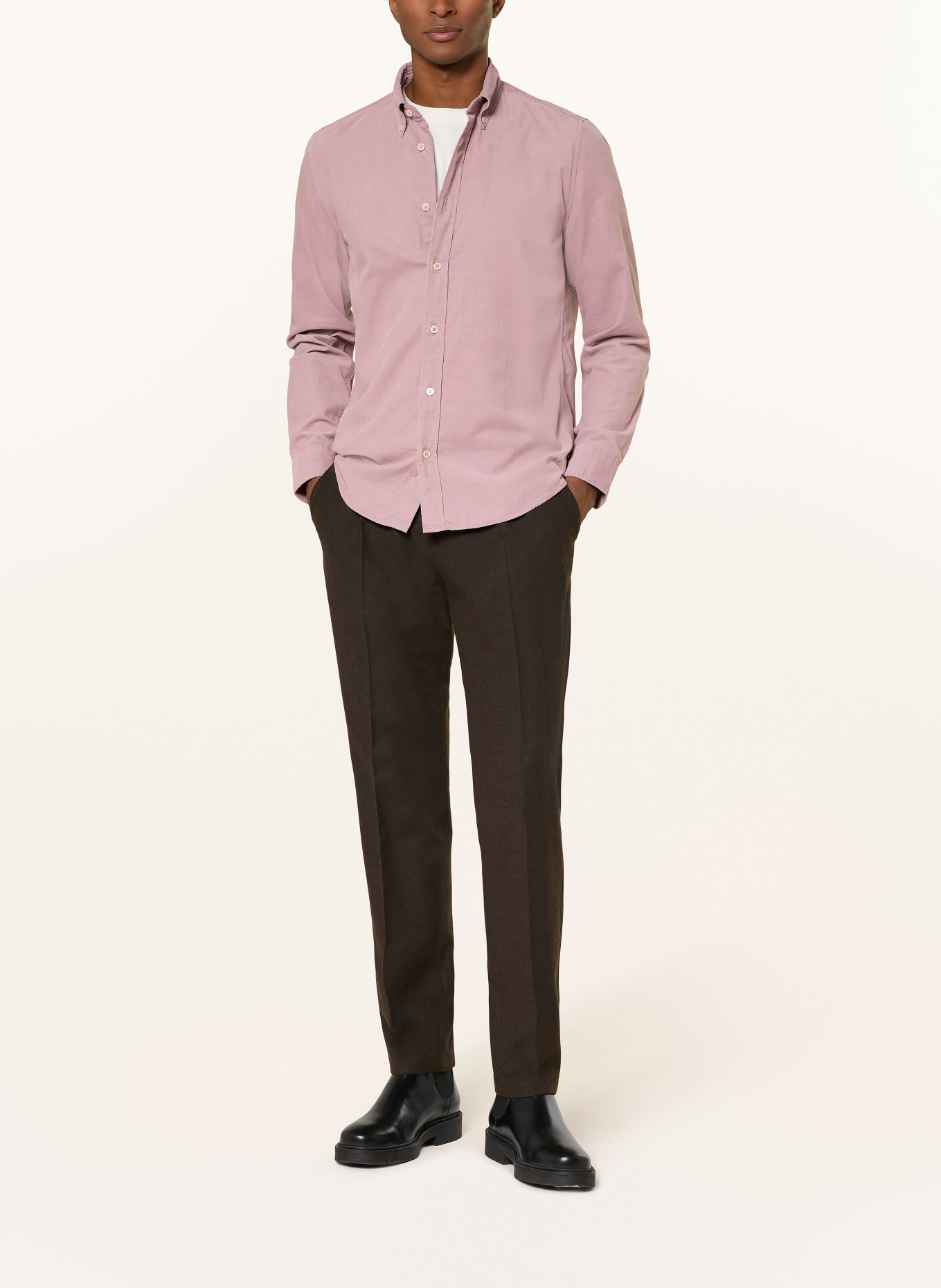 Marc O'Polo Cordhemd Shaped Fit: ALTROSA