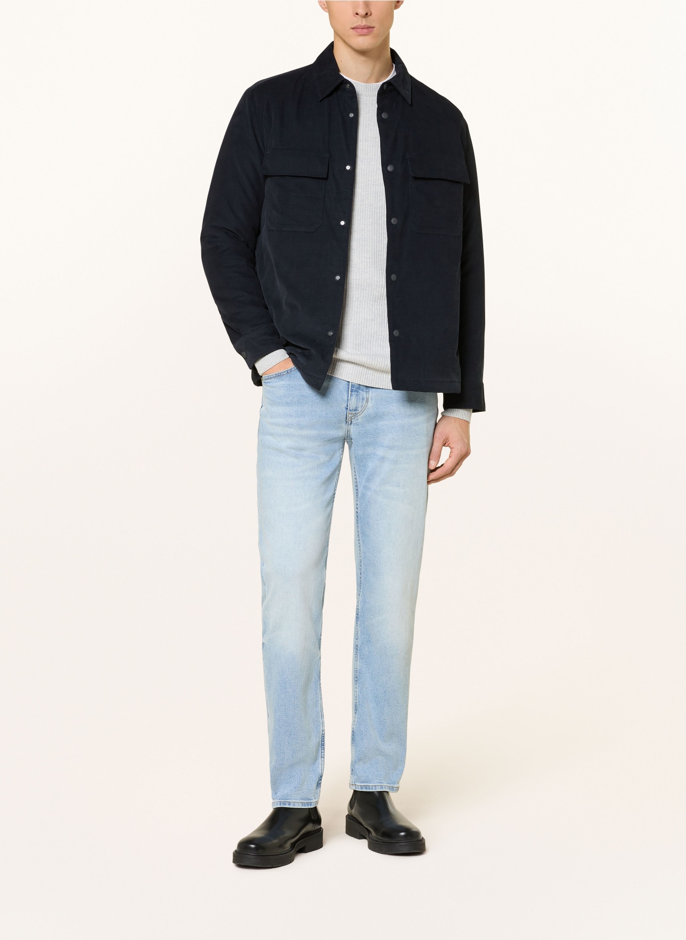 Marc O'Polo Jeans Regular Fit: 085 Light blue grinding wash