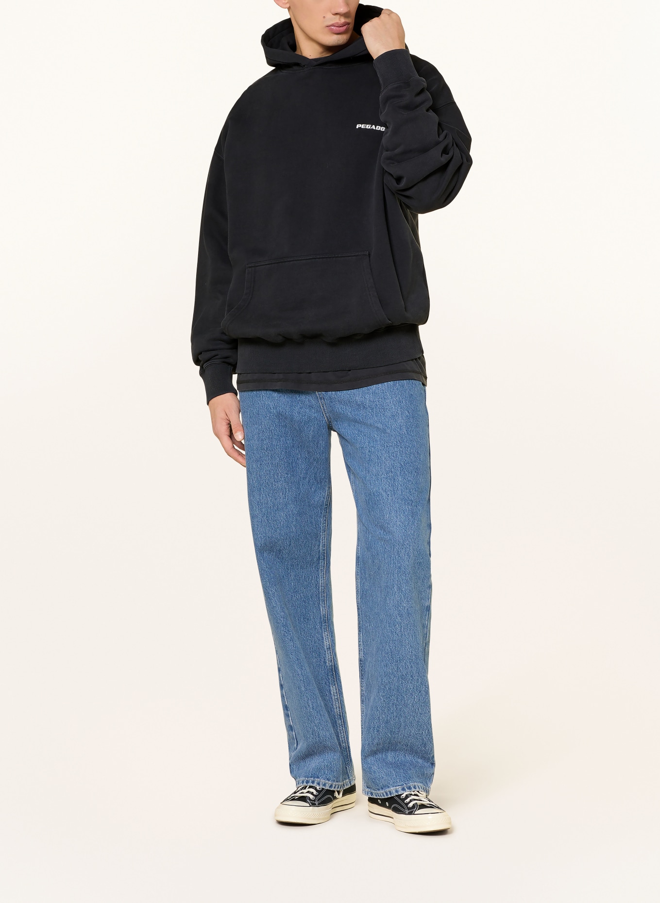 PEGADOR Hoodie: SCHWARZ