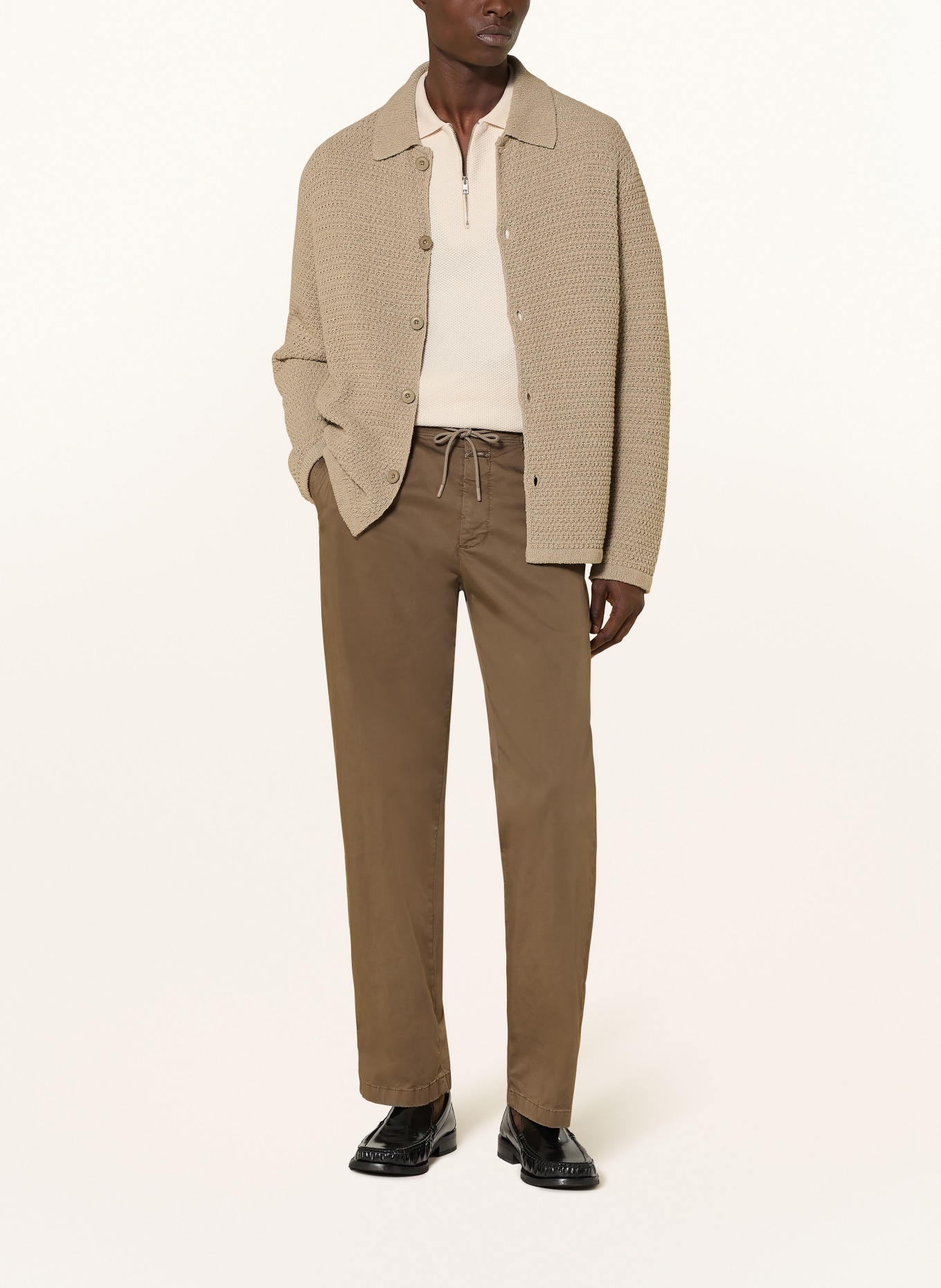 CLOSED Pantalon chino TROPEA coupe classique: KAKI