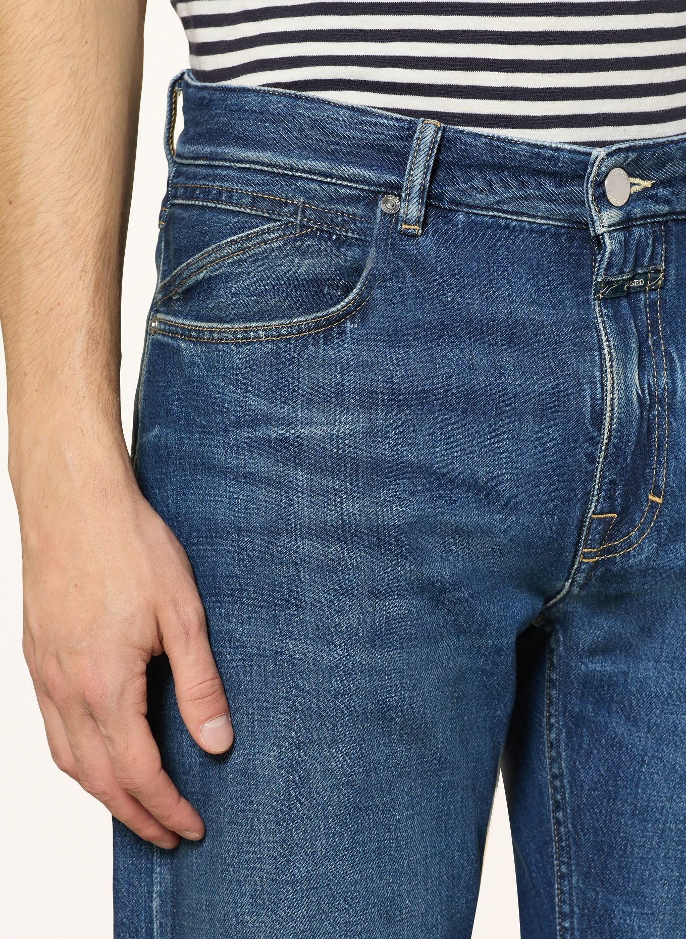 CLOSED Jeans COOPER TRUE Slim Fit: MBL MID BLUE