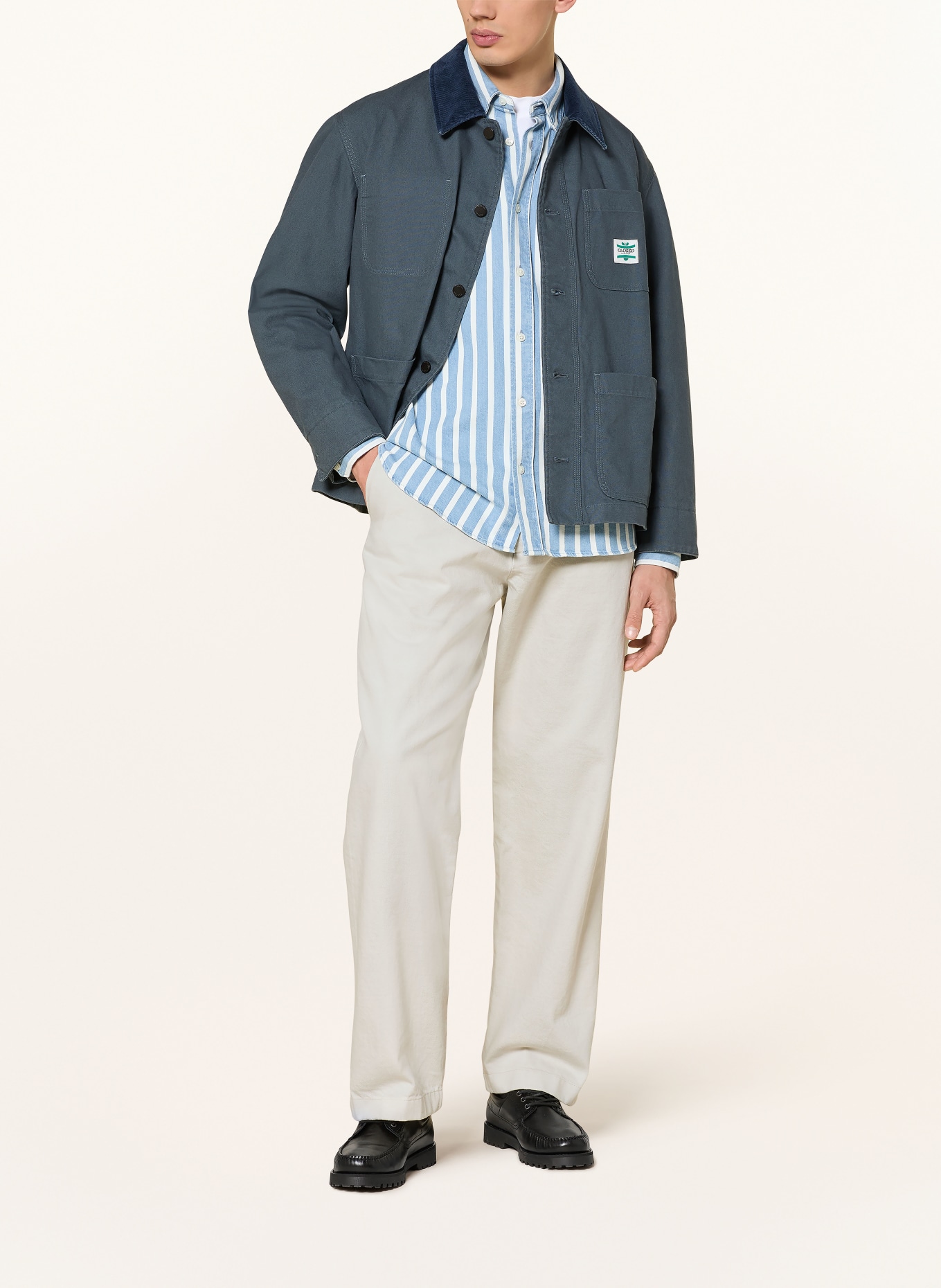 CLOSED Jeans FAIRPORT coupe décontractée: LGY LIGHT GREY