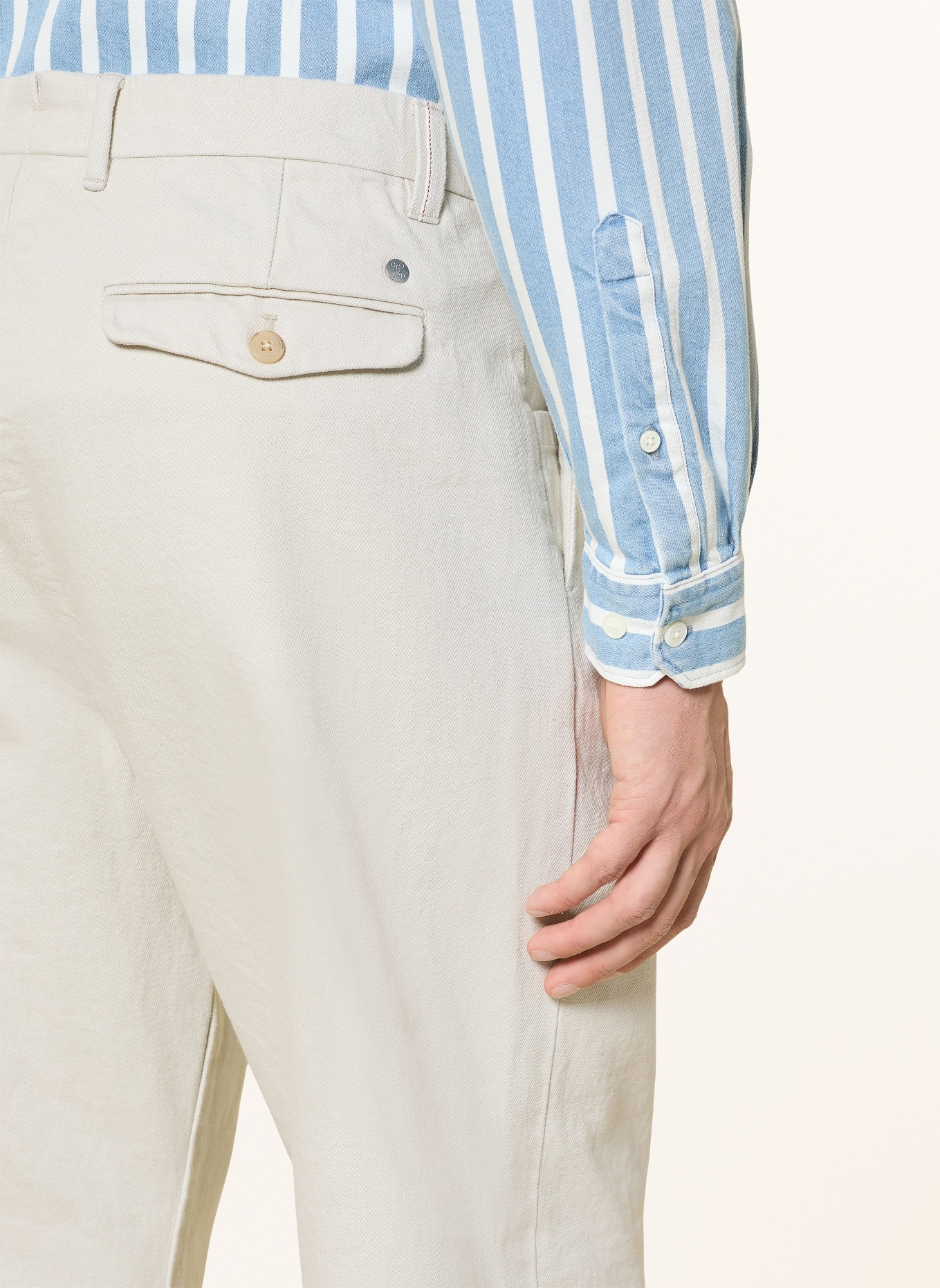 CLOSED Jeans FAIRPORT coupe décontractée: LGY LIGHT GREY