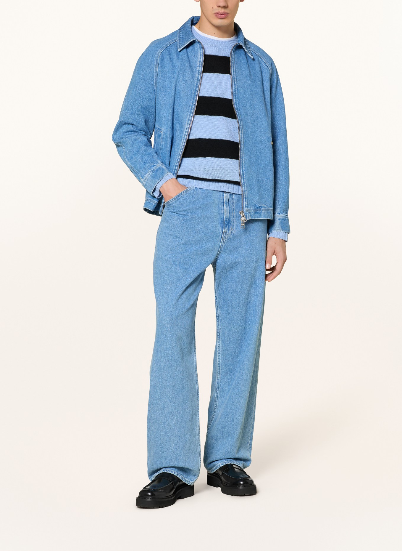 CLOSED SHOREHAM WIDE Regular Fit Jeans: MBL MID BLUE