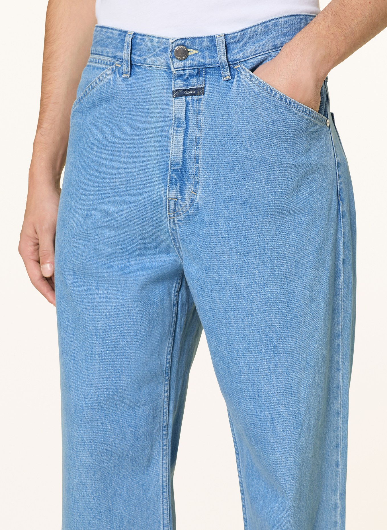 CLOSED SHOREHAM WIDE Regular Fit Jeans: MBL MID BLUE