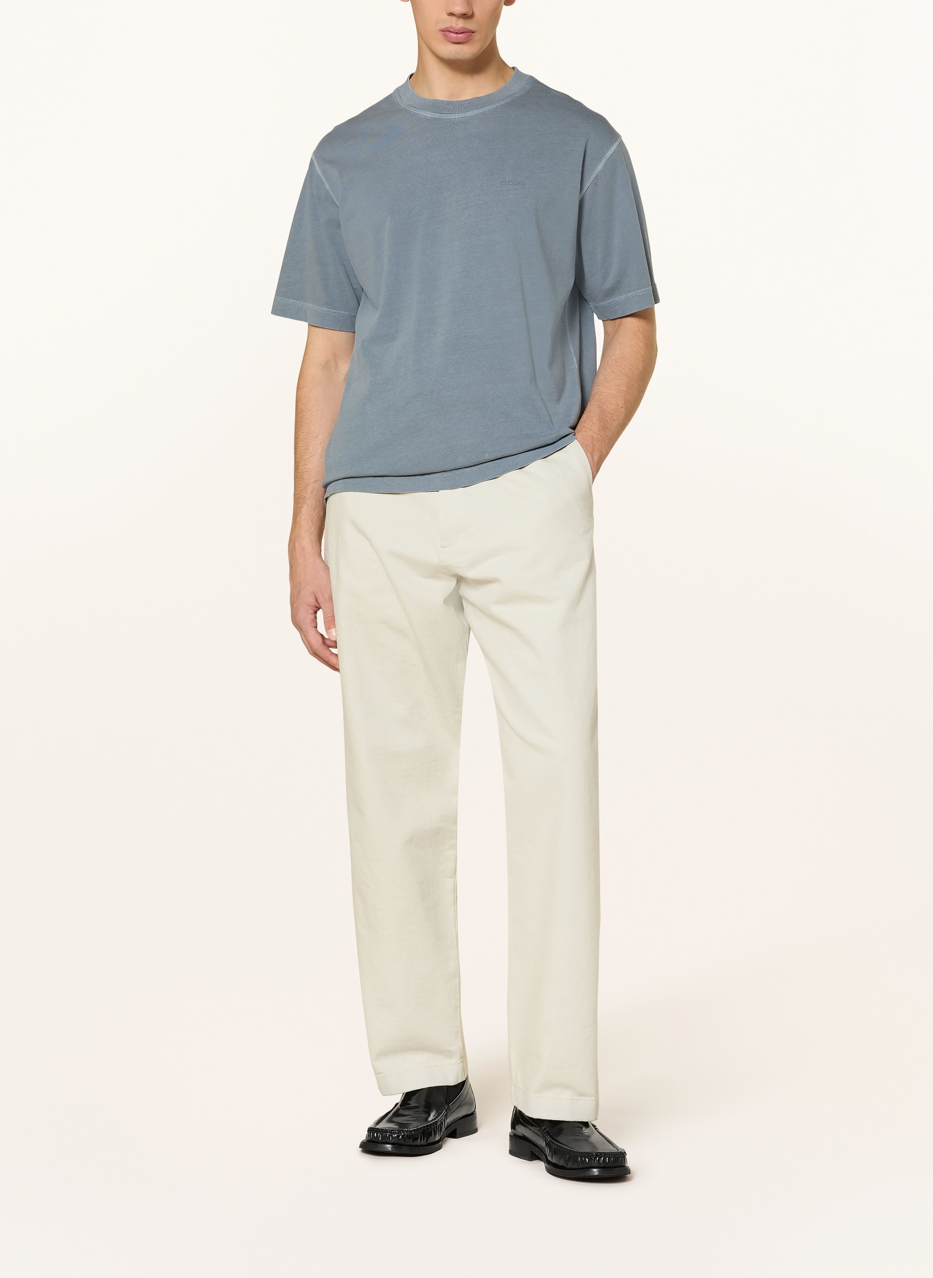 CLOSED T-Shirt: BLAUGRAU
