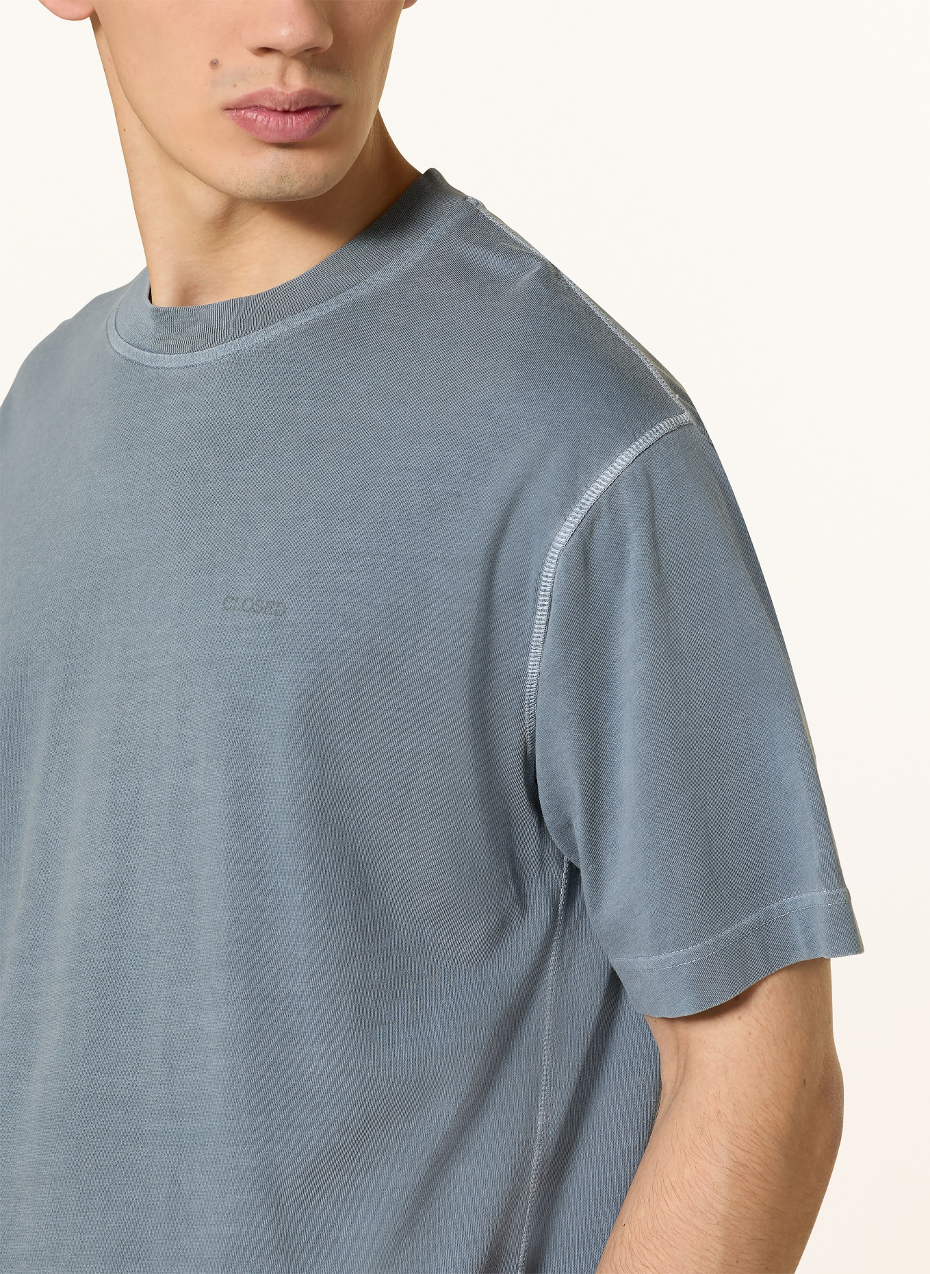 CLOSED T-Shirt: BLAUGRAU