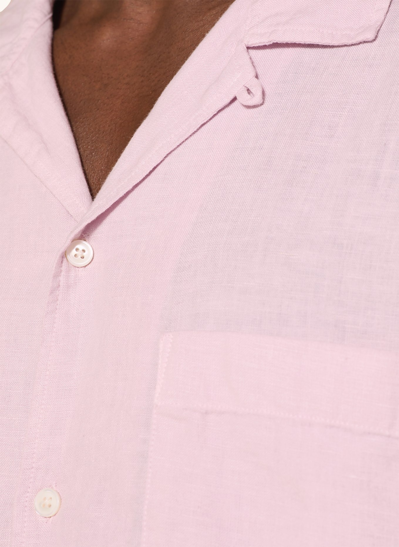 CLOSED Korte mouwen overhemd Comfort Fit van linnen: ROSE CLAIR