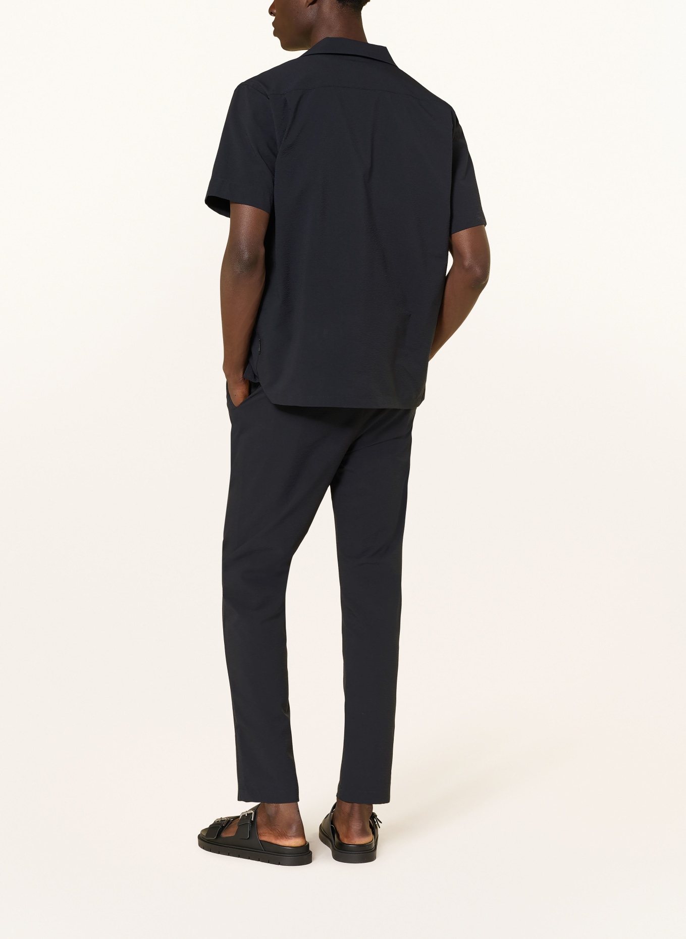 CLOSED Kurzarm-Hemd Comfort Fit: DUNKELBLAU