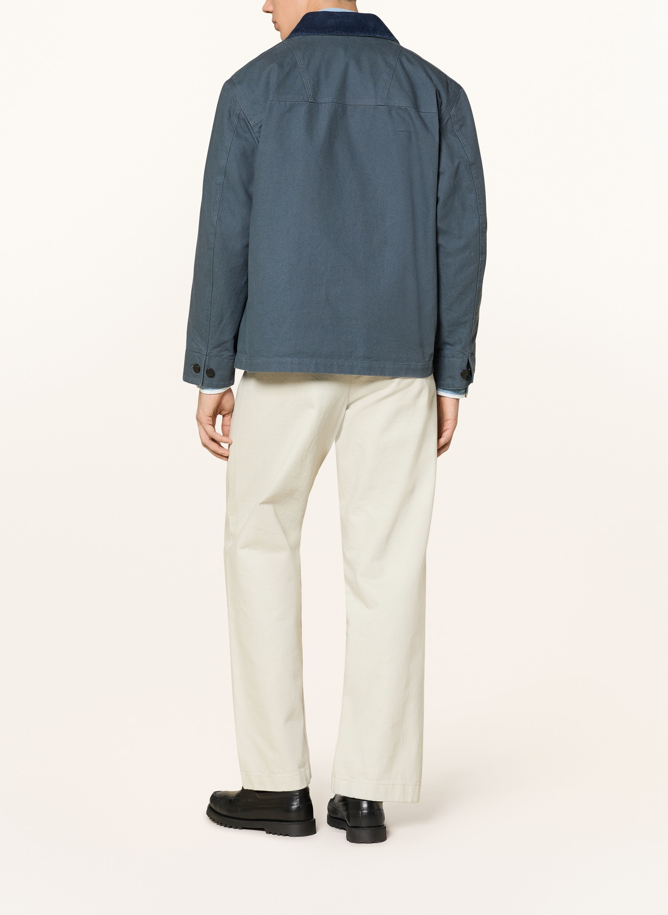 CLOSED Overjacket: DONKERBLAUW