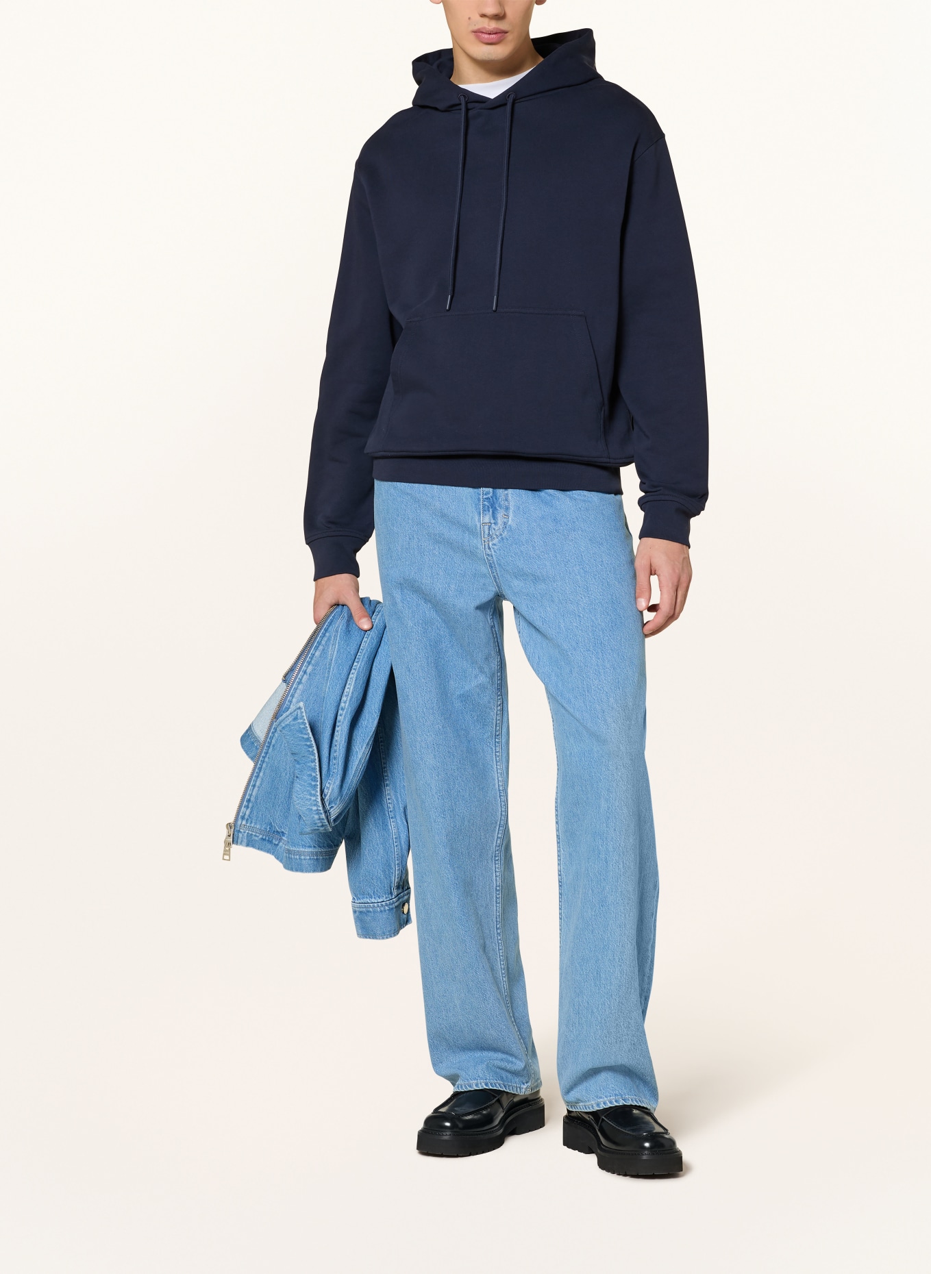 CLOSED Hoodie: DUNKELBLAU