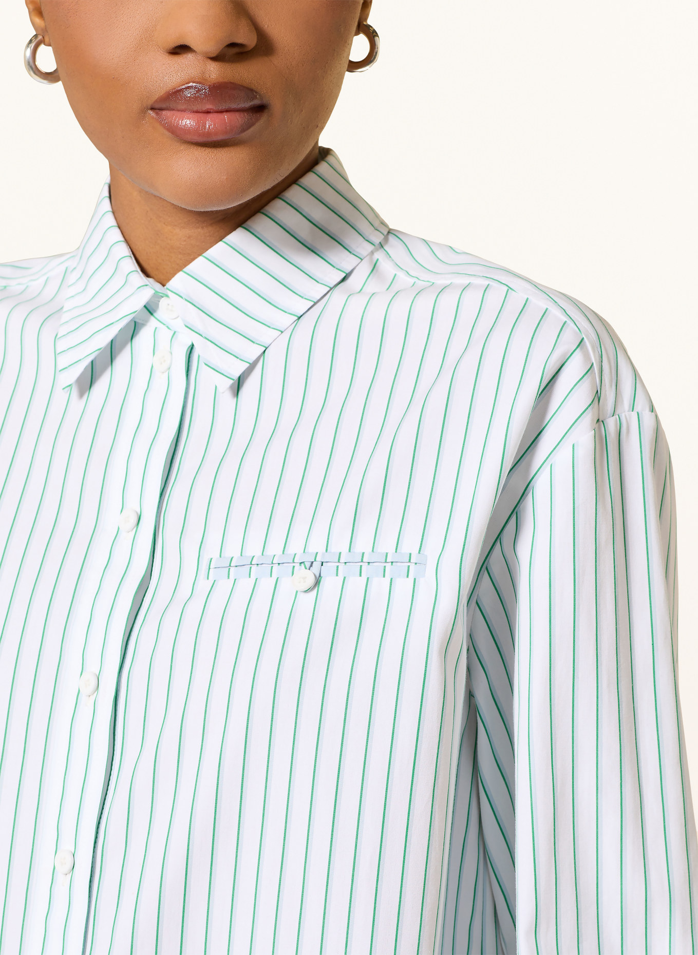 MARC CAIN Shirt blouse: 554 bright emerald new