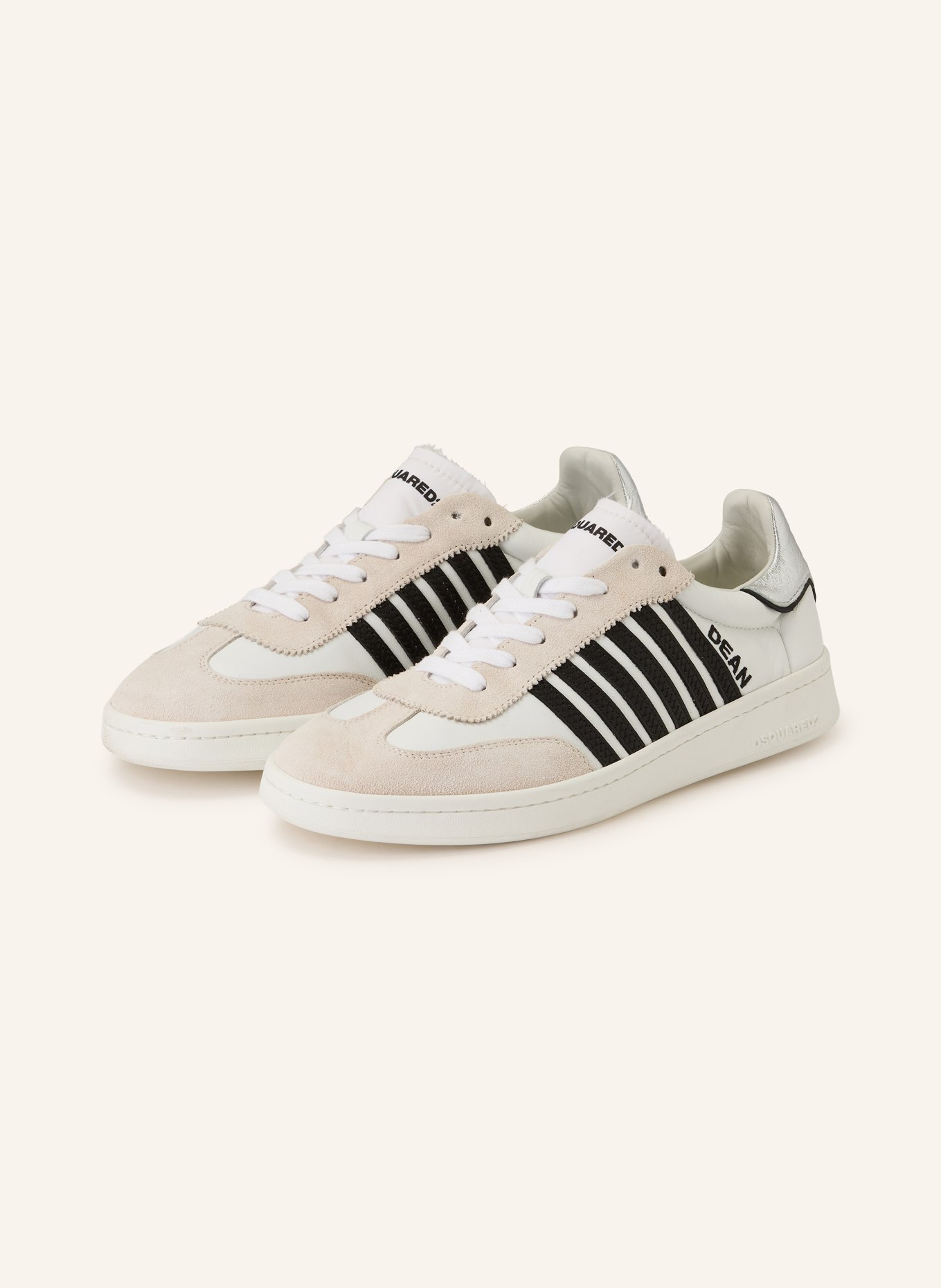 DSQUARED2 sneaker: WHITE / SILVER / BLACK