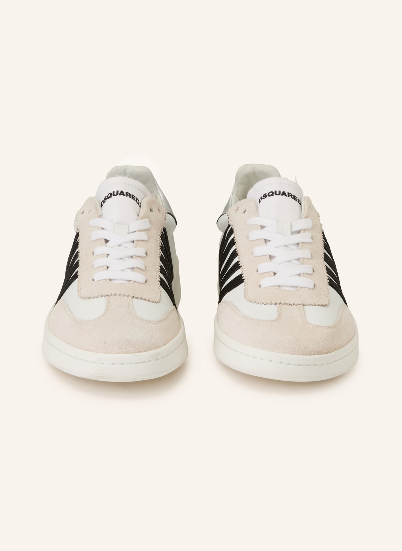 DSQUARED2 sneaker: WHITE / SILVER / BLACK