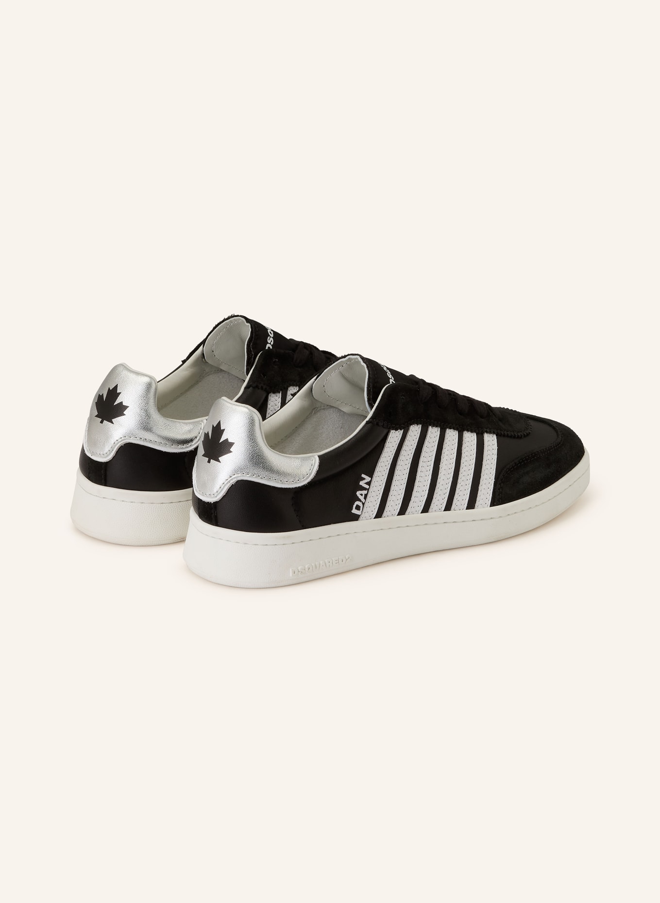 DSQUARED2 sneaker: BLACK / WHITE