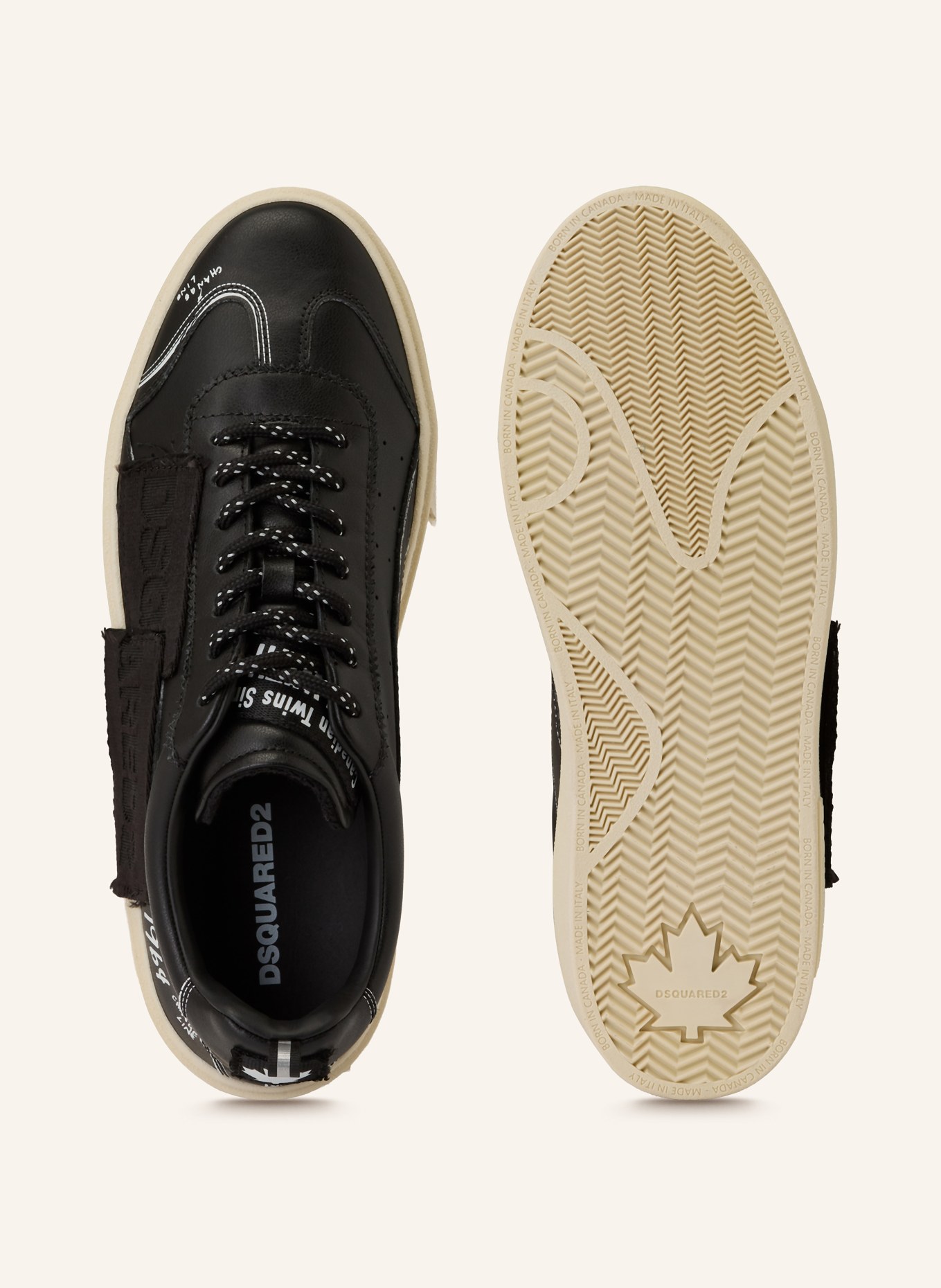 DSQUARED2 Sneaker: SCHWARZ