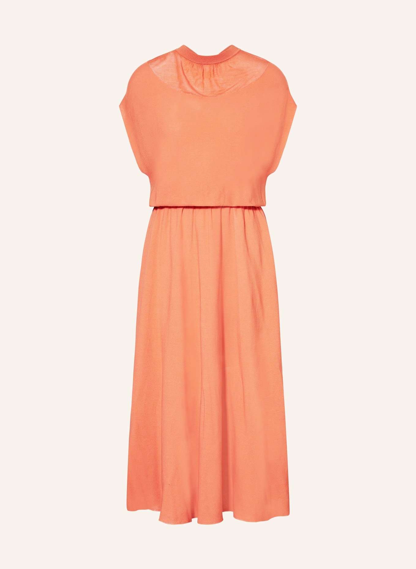 EMPORIO ARMANI knit dress: ORANGE