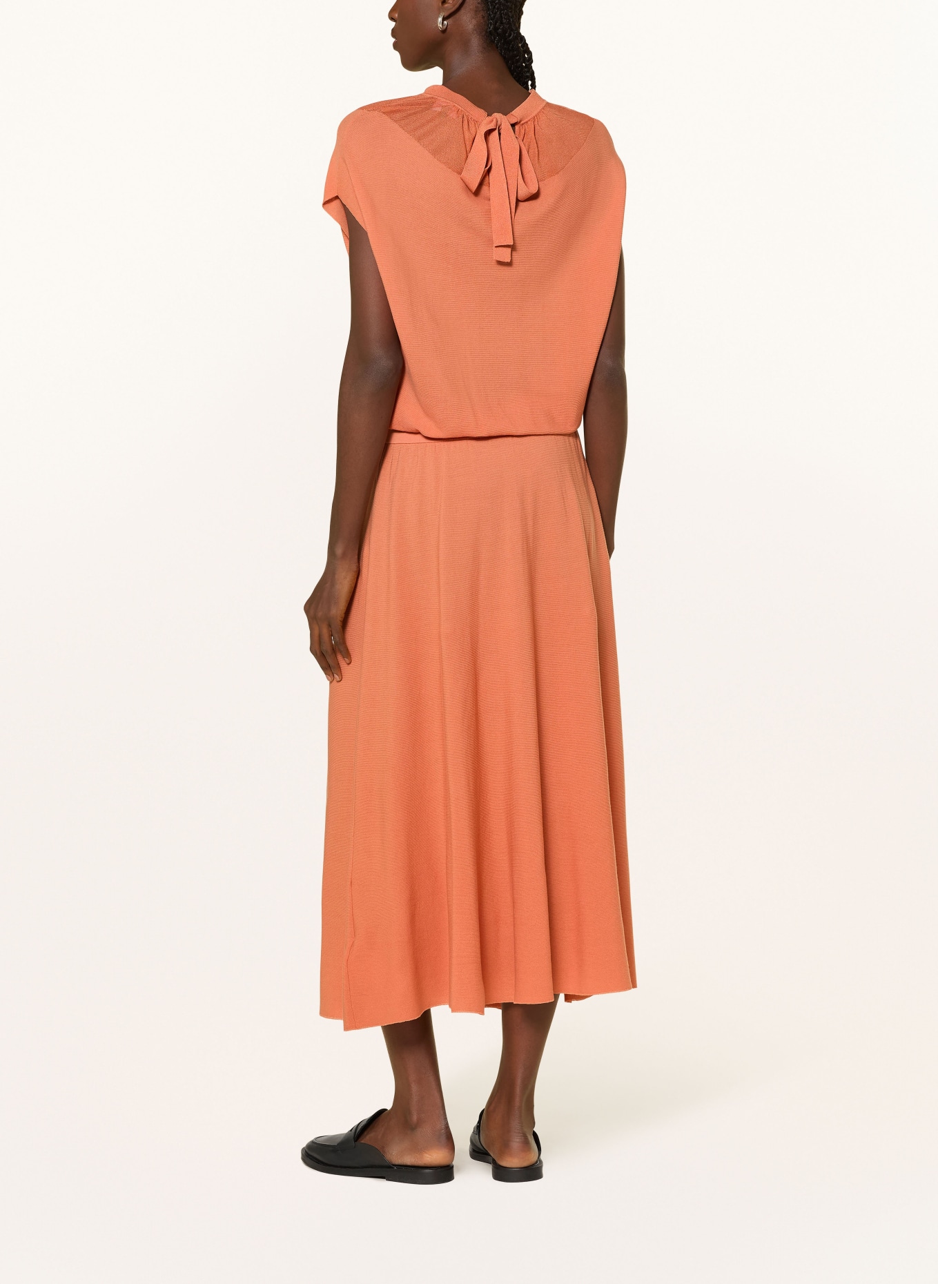 EMPORIO ARMANI knit dress: ORANGE