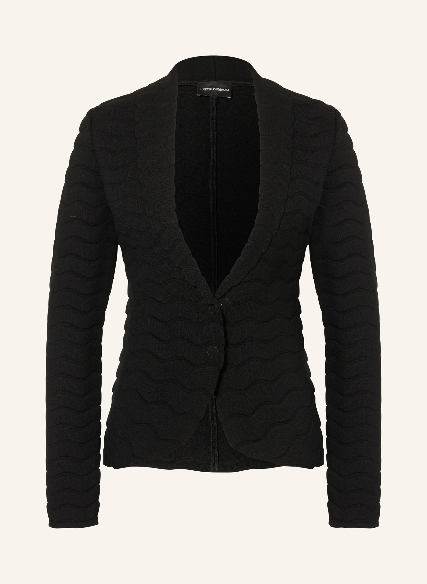 EMPORIO ARMANI blazer: BLACK