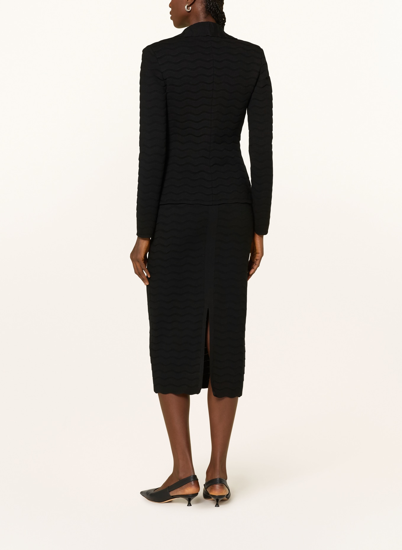 EMPORIO ARMANI blazer: BLACK