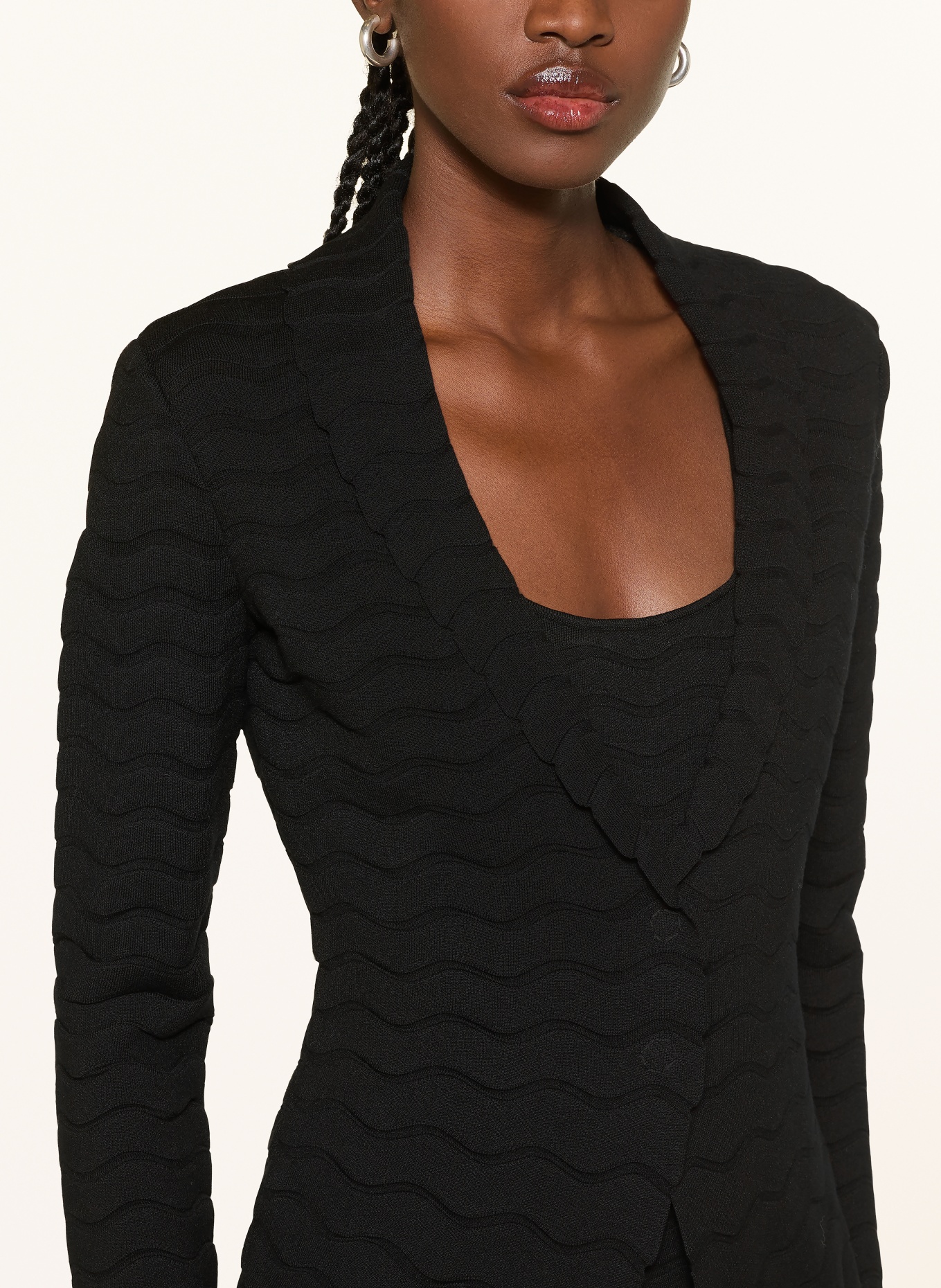 EMPORIO ARMANI blazer: BLACK