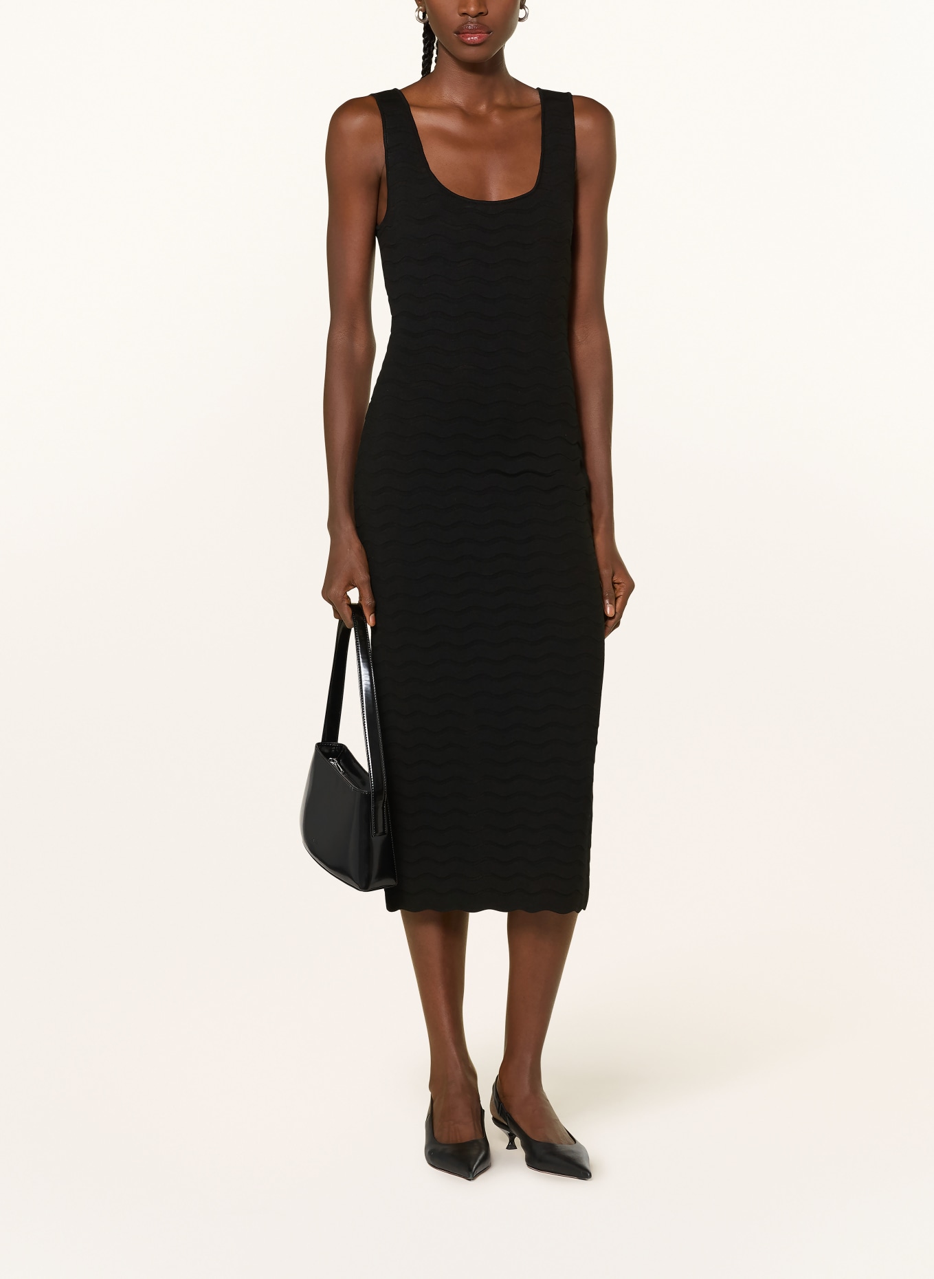 EMPORIO ARMANI dress: BLACK