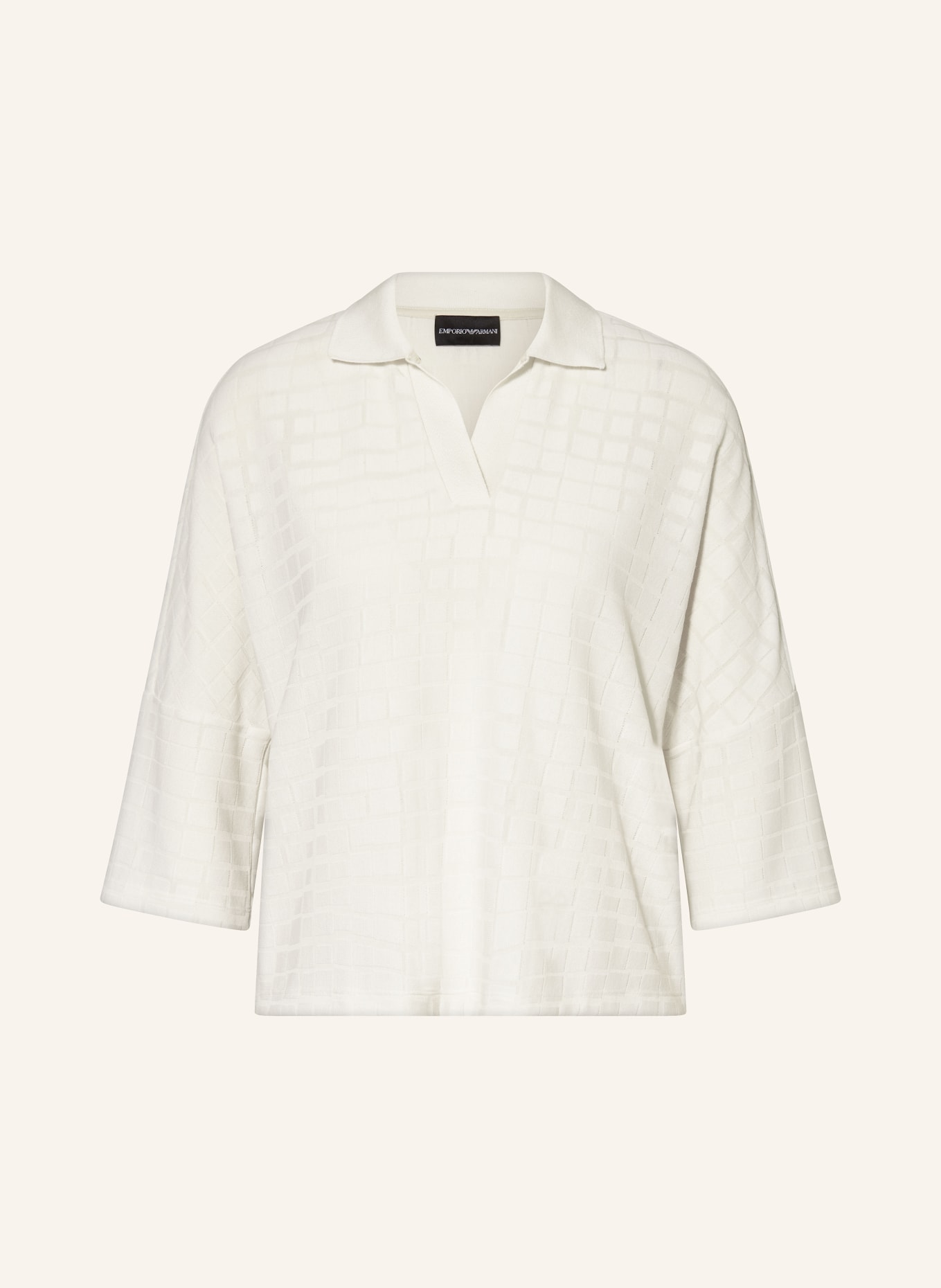 EMPORIO ARMANI blůza: KRÉMOVÁ