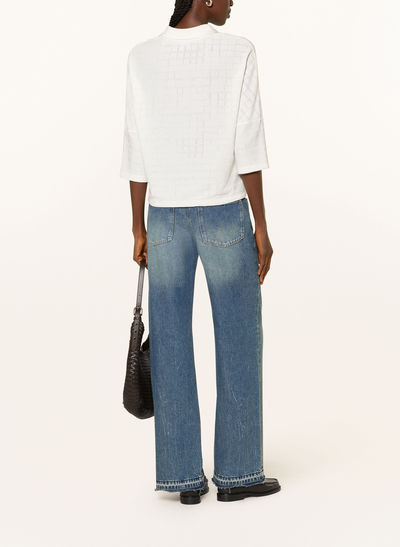 EMPORIO ARMANI blůza: KRÉMOVÁ