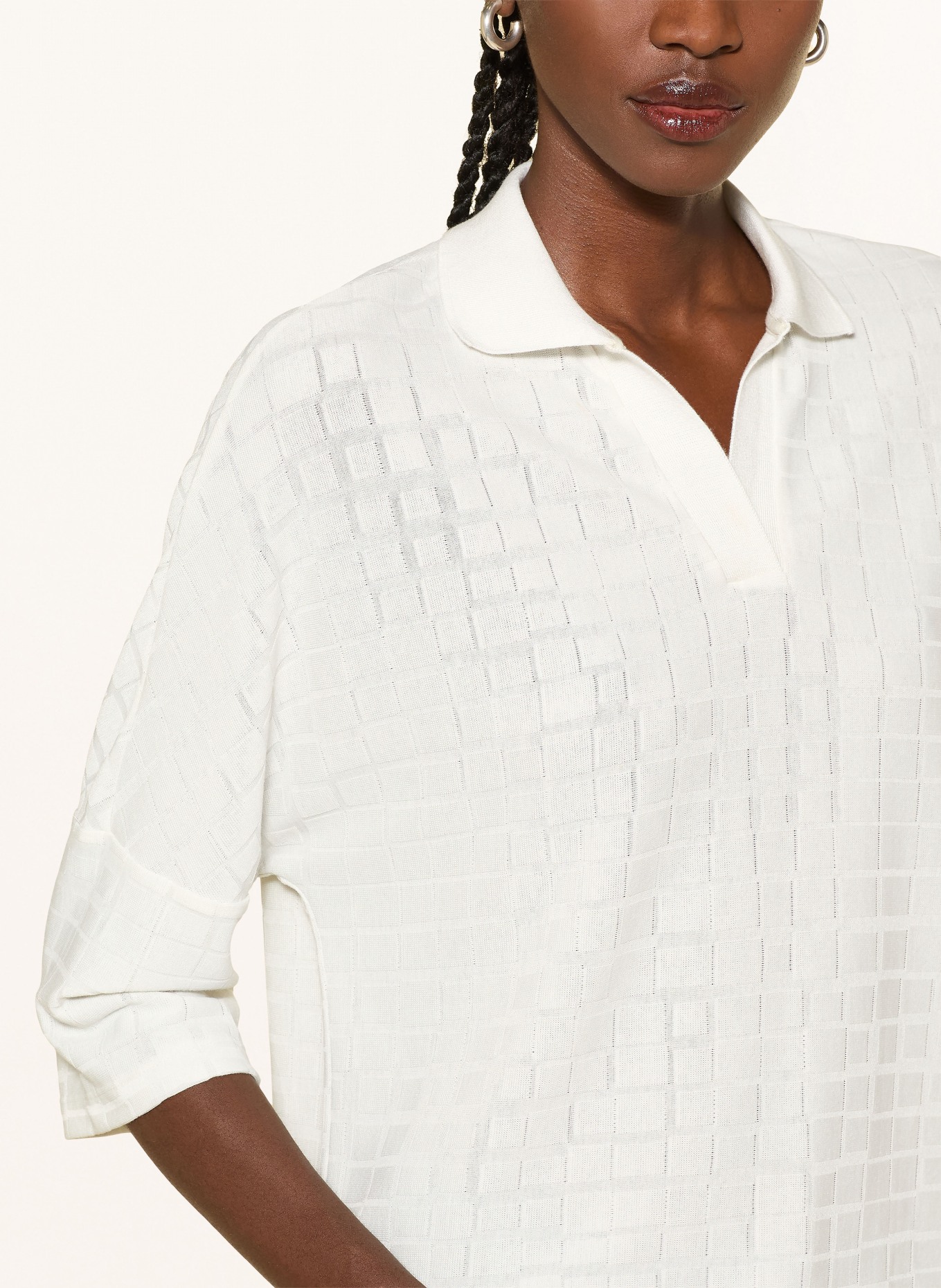 EMPORIO ARMANI blůza: KRÉMOVÁ