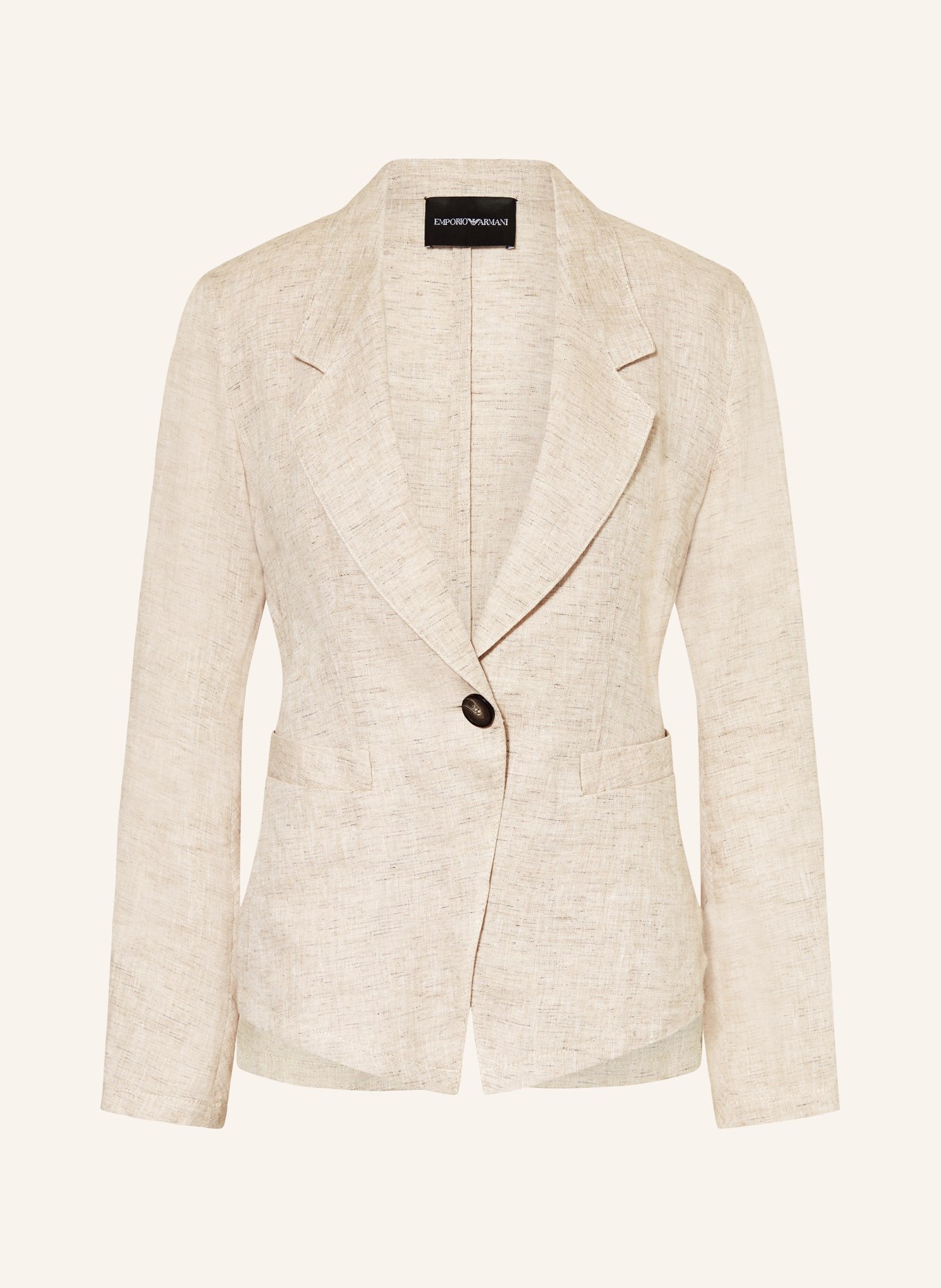 EMPORIO ARMANI Leinenblazer: CAMEL