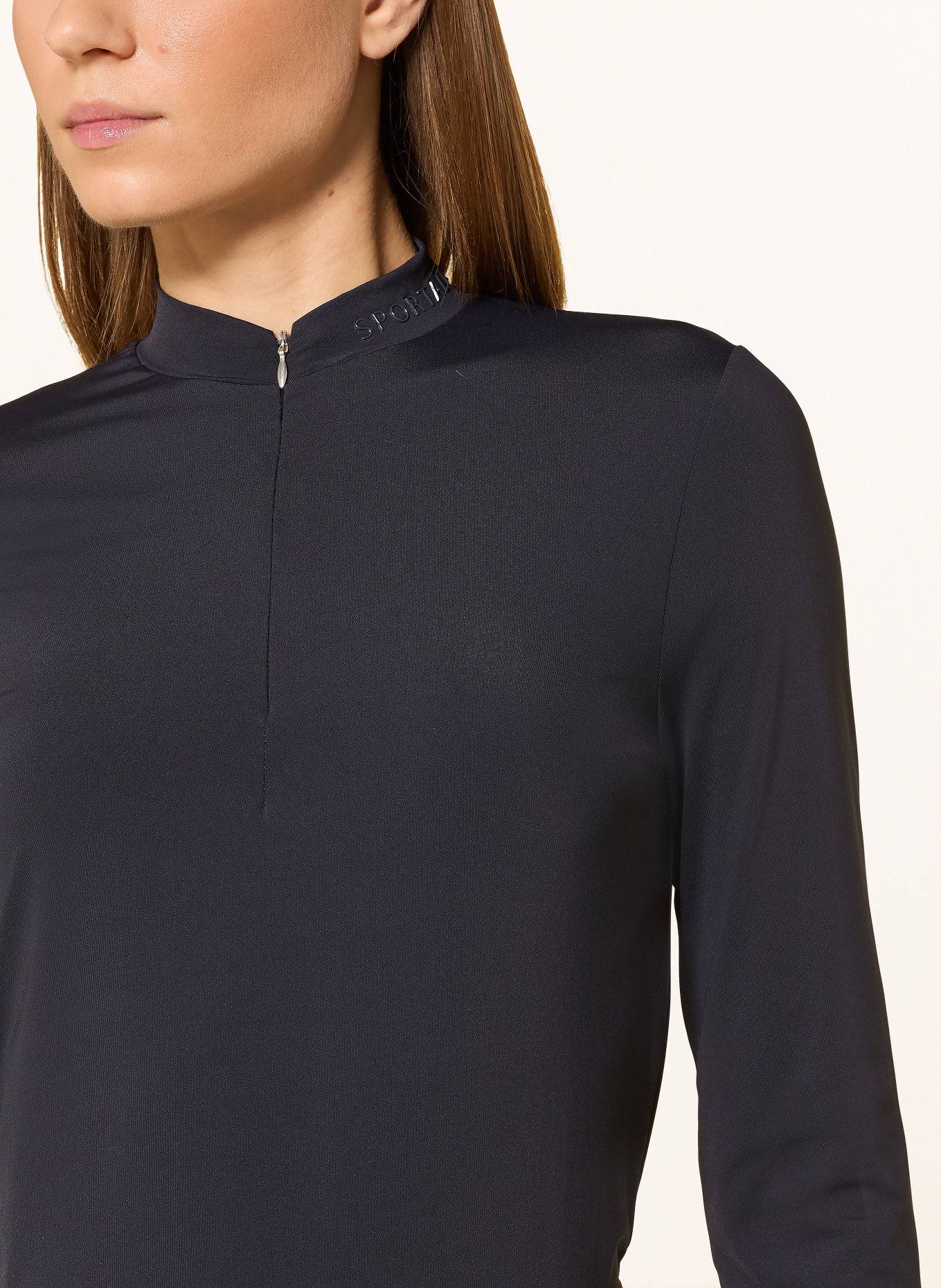 SPORTALM funkční tričko: ČERNÁ