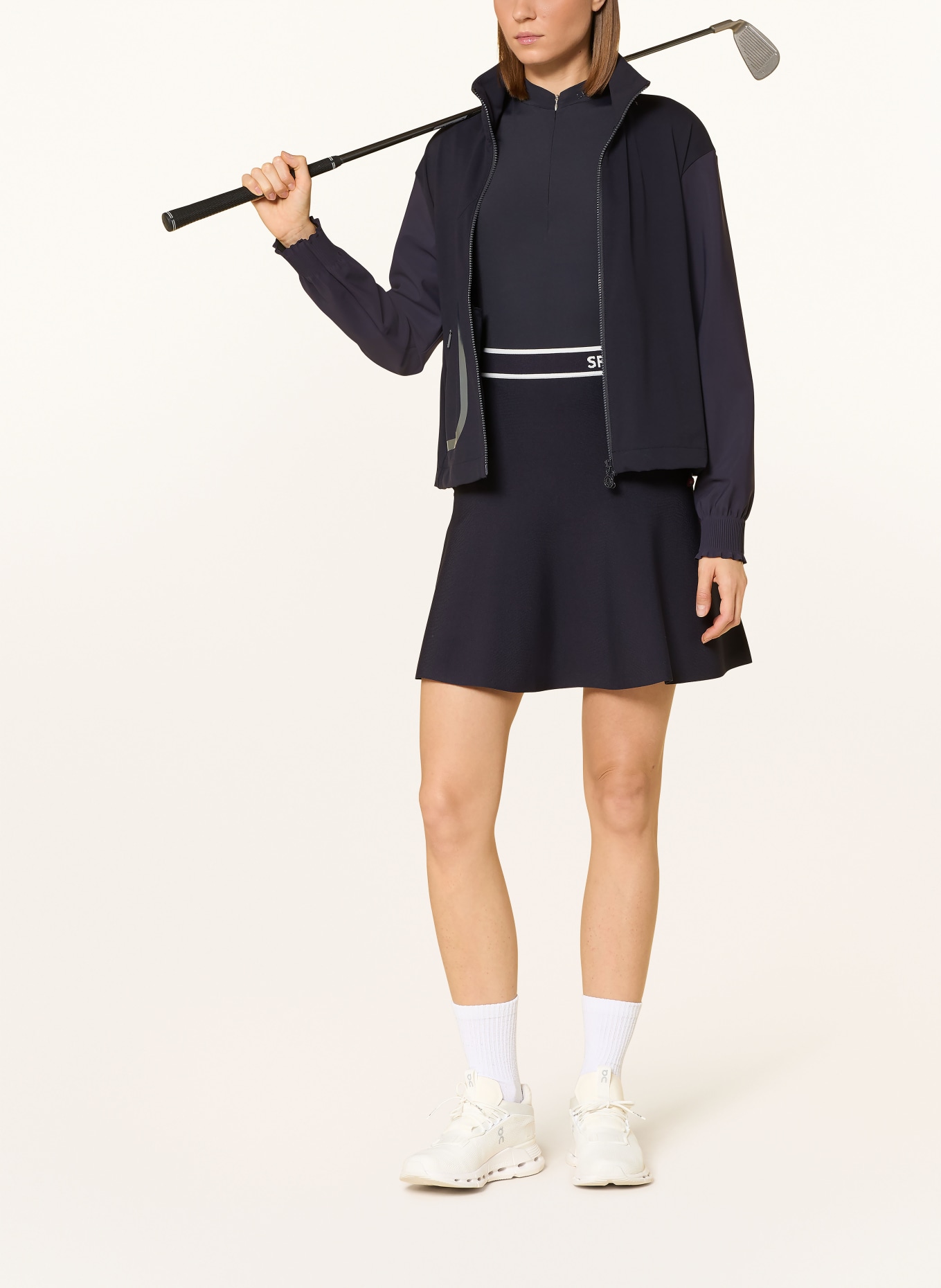 SPORTALM funkční tričko: ČERNÁ