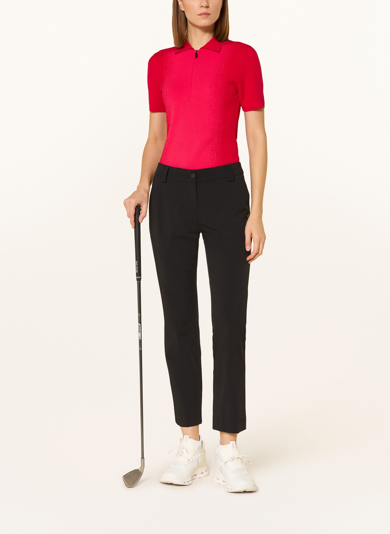 SPORTALM Funkcjonalna koszulka polo: CZERWONY