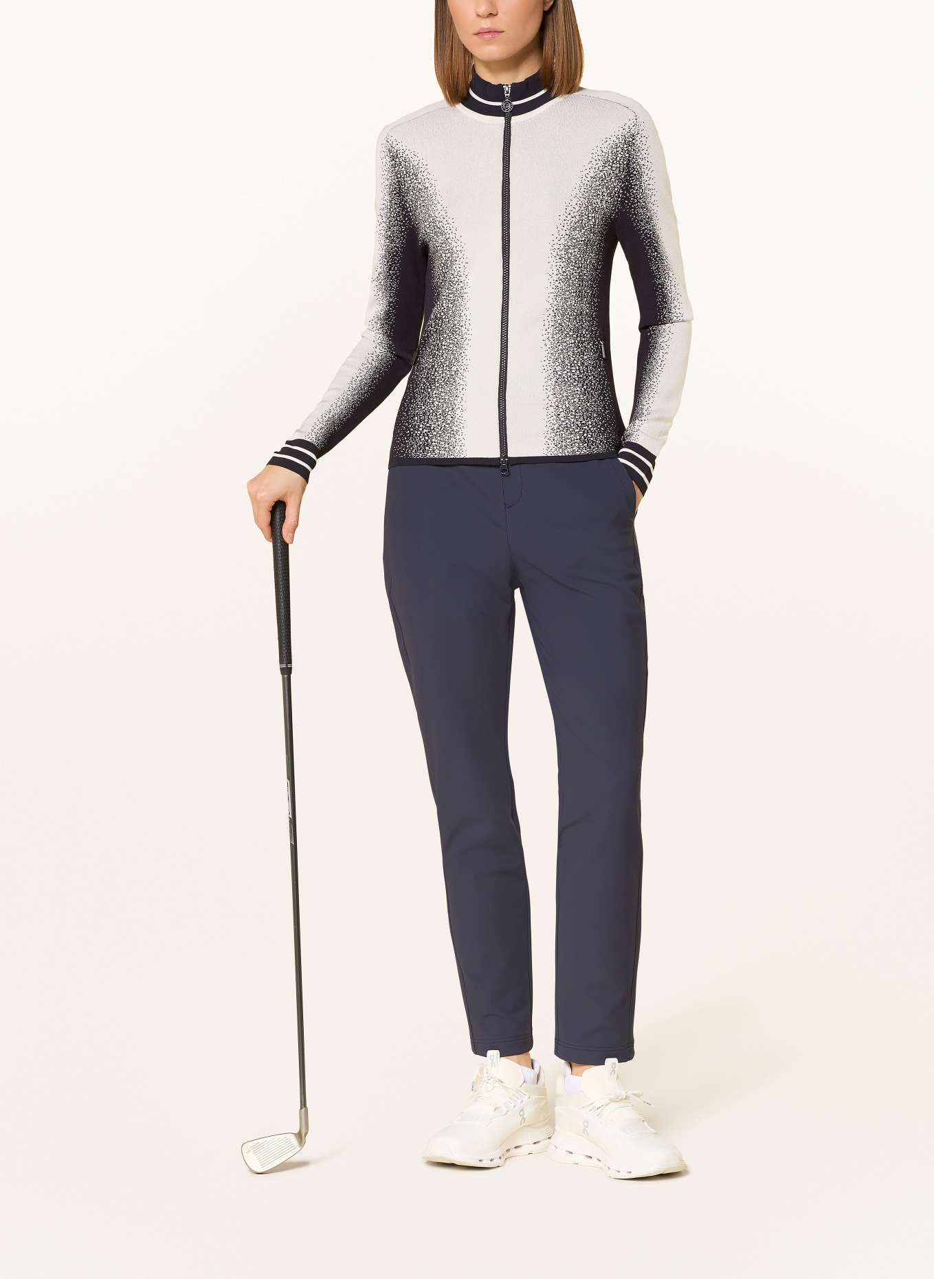 SPORTALM Kurtka funkcjonalna: ECRU / CZARNY