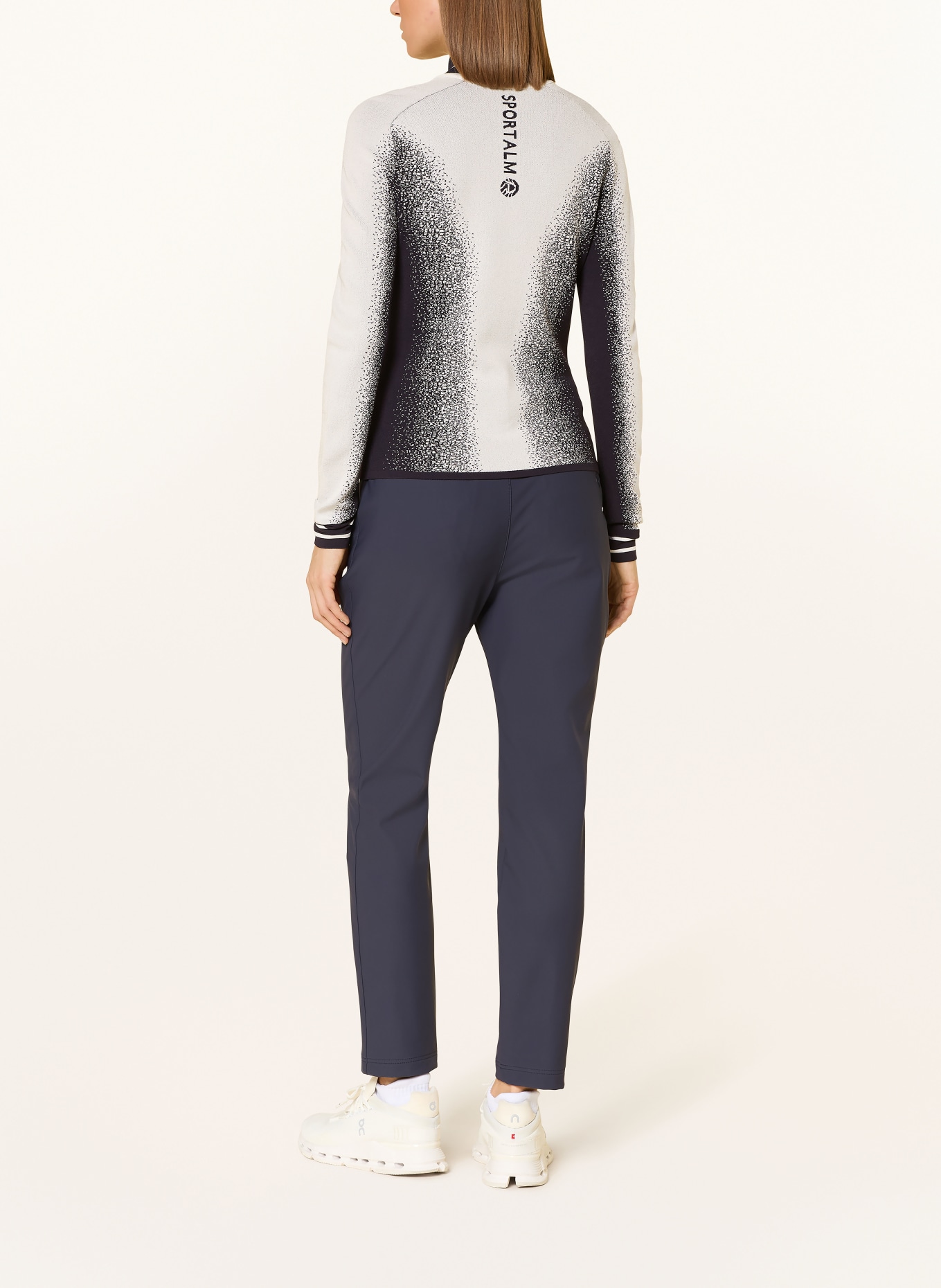 SPORTALM Kurtka funkcjonalna: ECRU / CZARNY