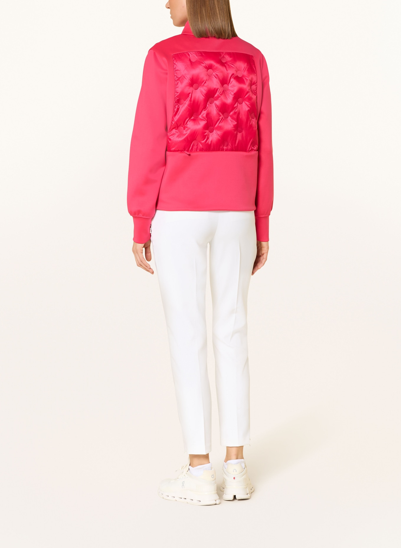 SPORTALM Kurtka funkcjonalna CHRISTEL z mieszanki materiałów: FUKSJA