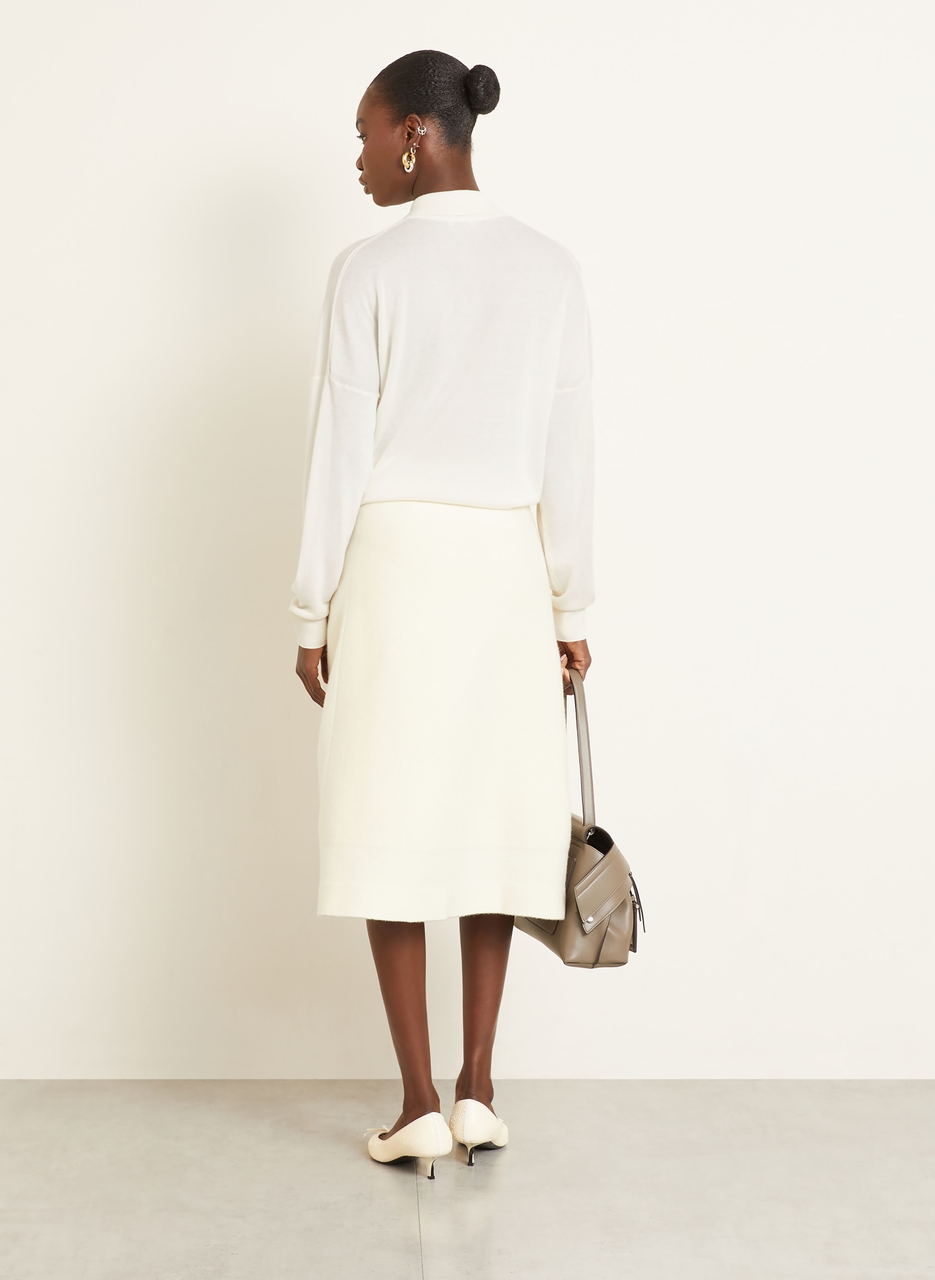 IRIS von ARNIM Strick-Poloshirt LILIA aus Cashmere mit Seide: CREME