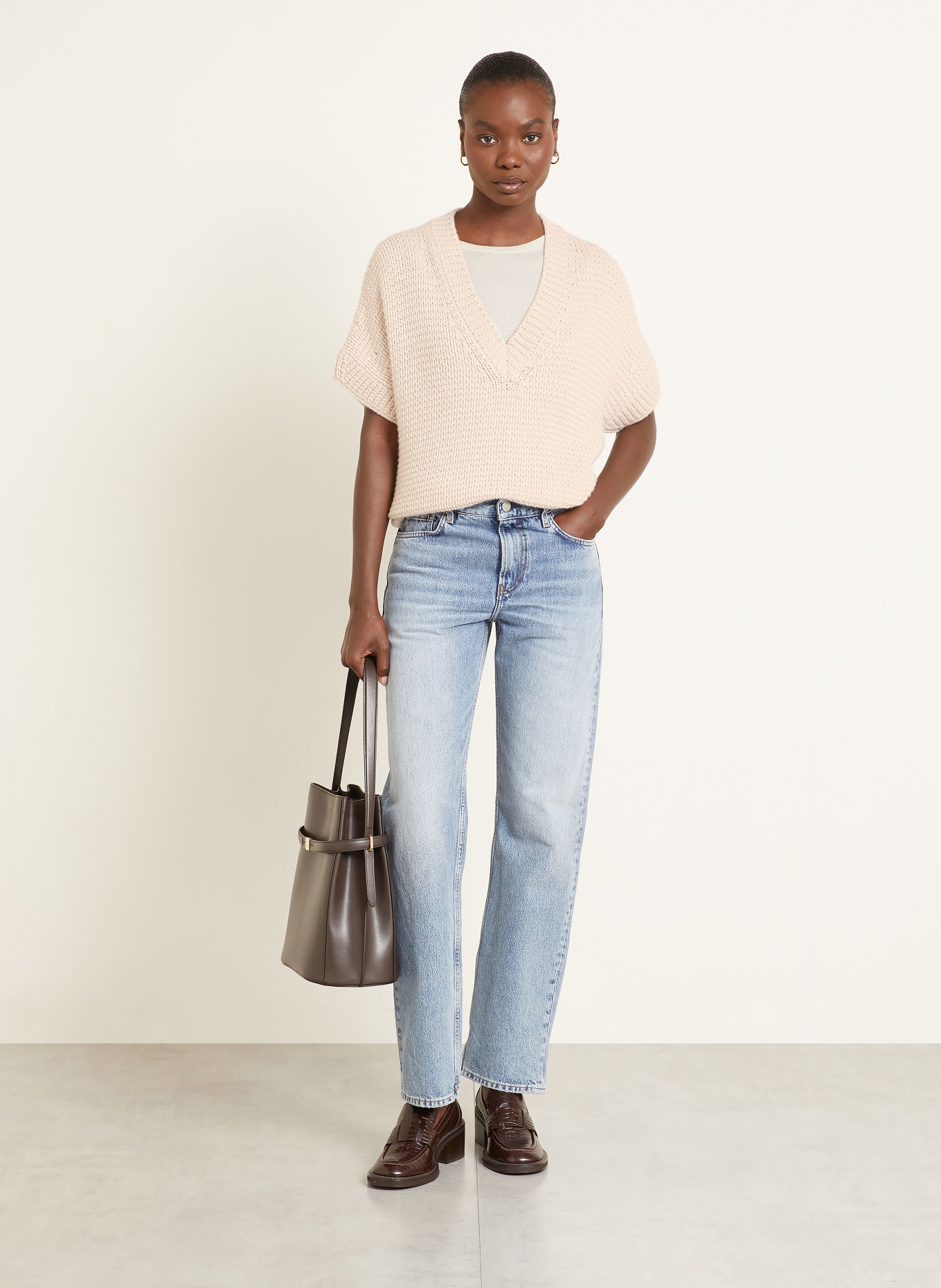 IRIS von ARNIM Strickshirt MARCELLINE: CREME