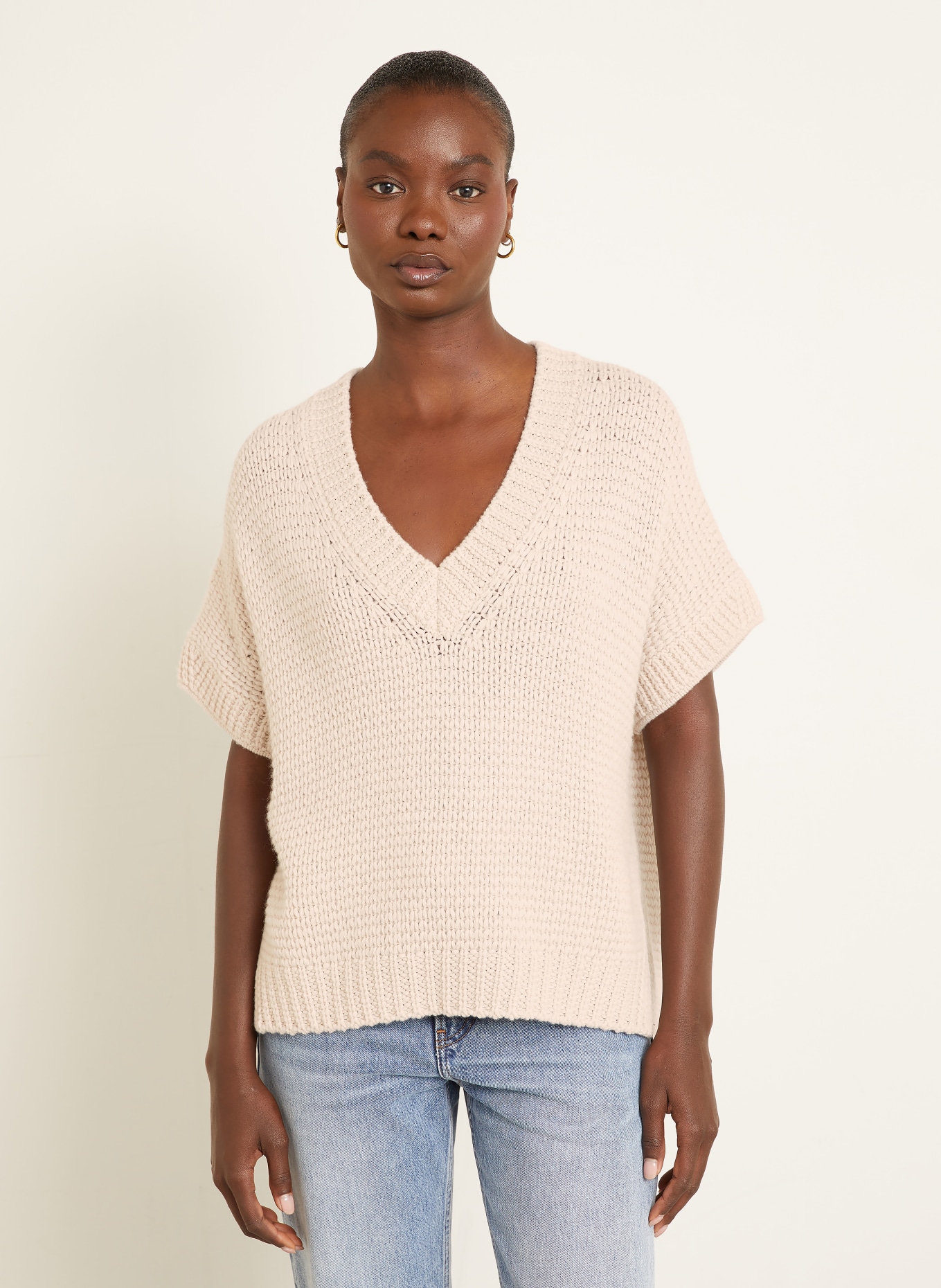 IRIS von ARNIM Strickshirt MARCELLINE: CREME