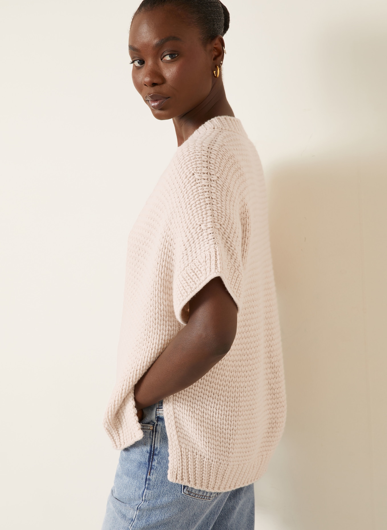 IRIS von ARNIM Strickshirt MARCELLINE: CREME