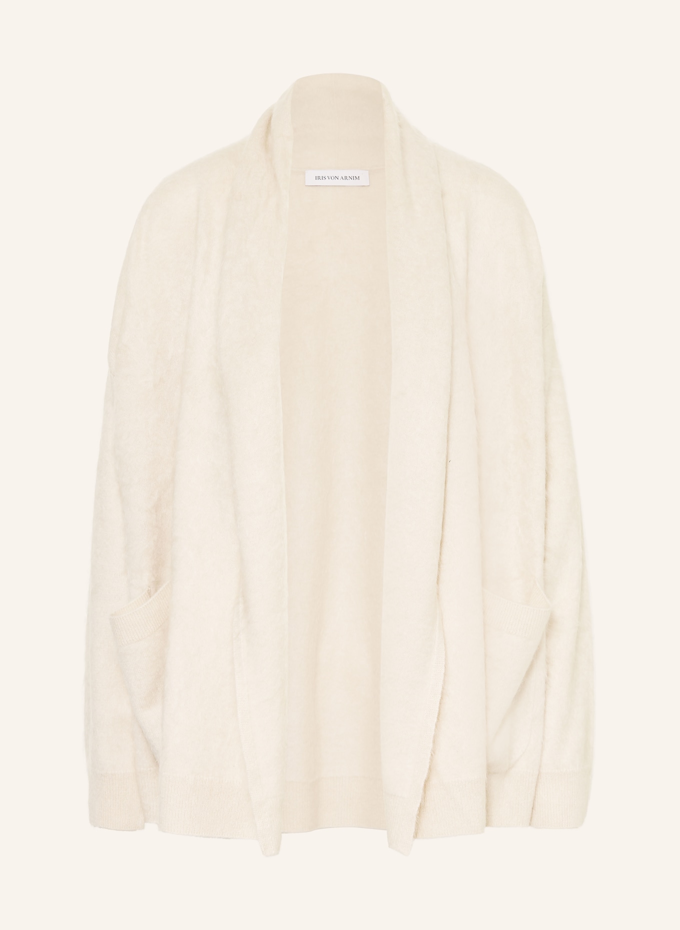 IRIS von ARNIM Housse tricotée KAMELIA en cachemire: CRÈME