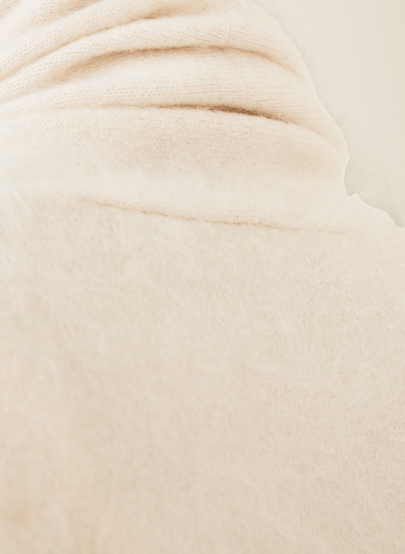 IRIS von ARNIM Housse tricotée KAMELIA en cachemire: CRÈME