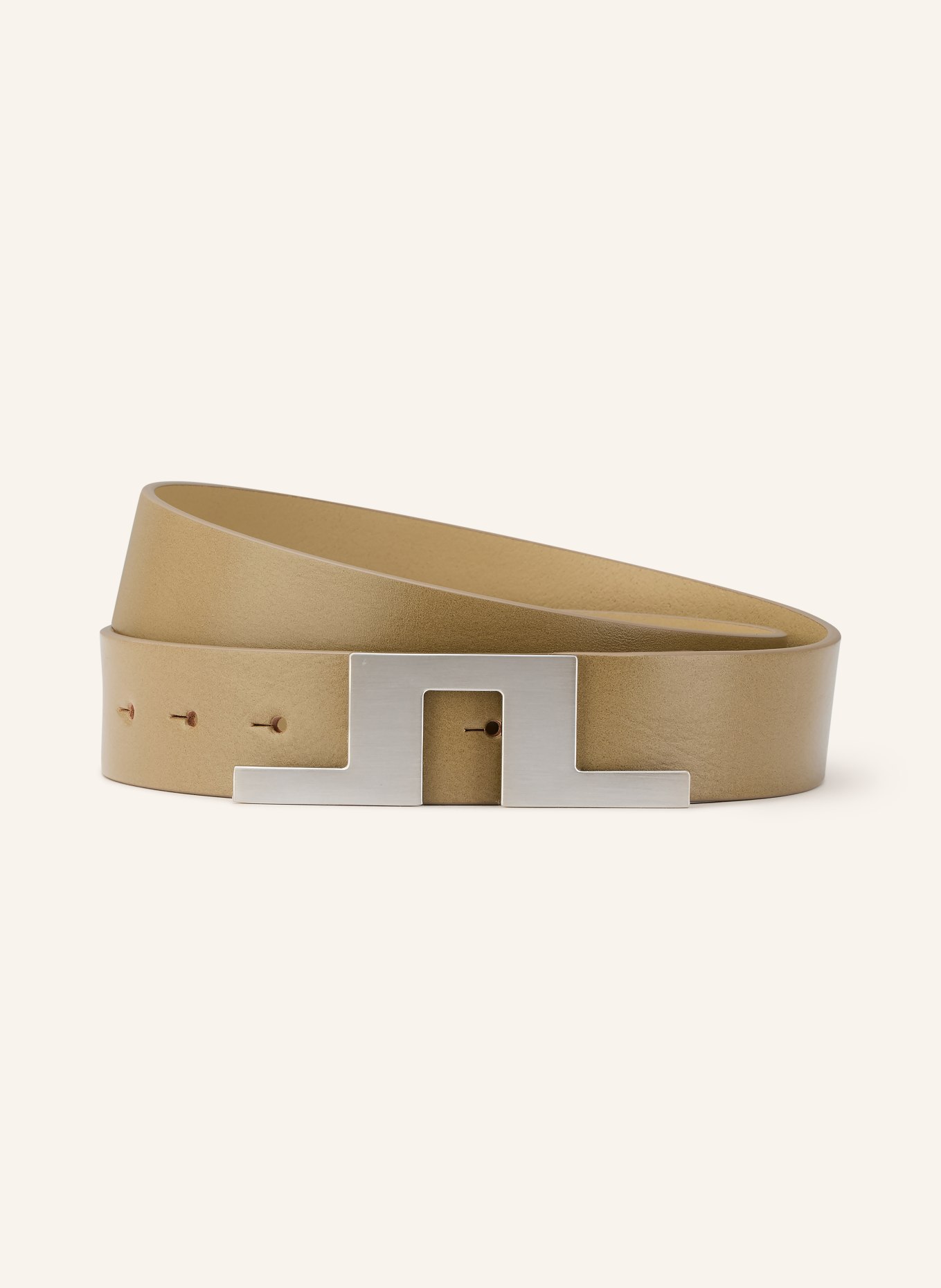 J.LINDEBERG Ledergürtel: KHAKI